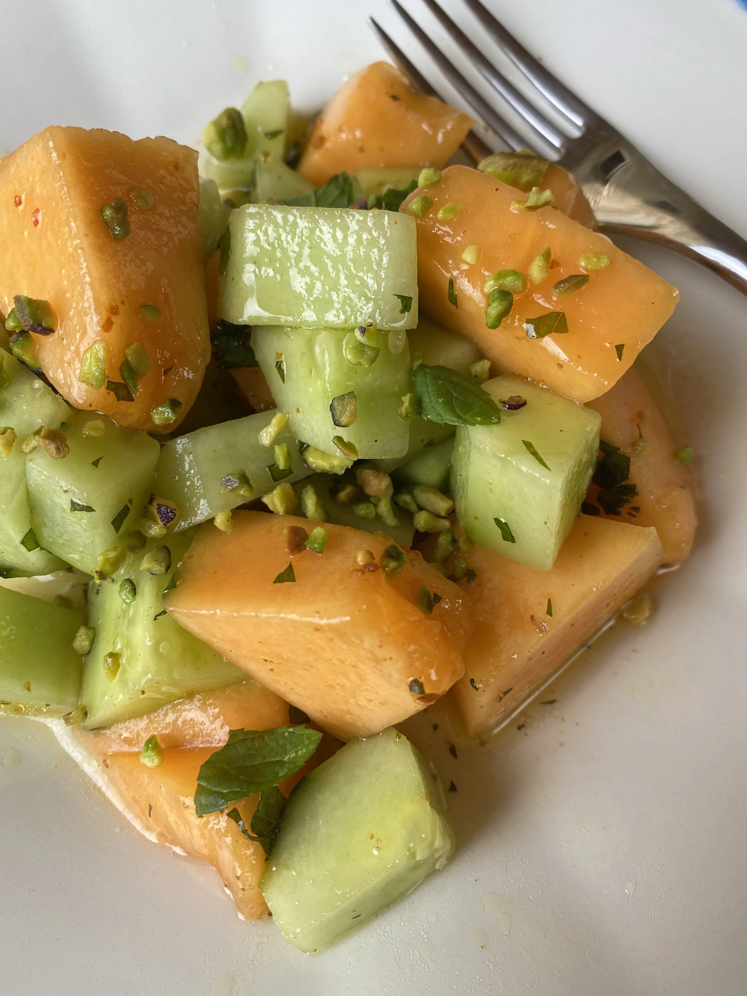 cucumber melon salad