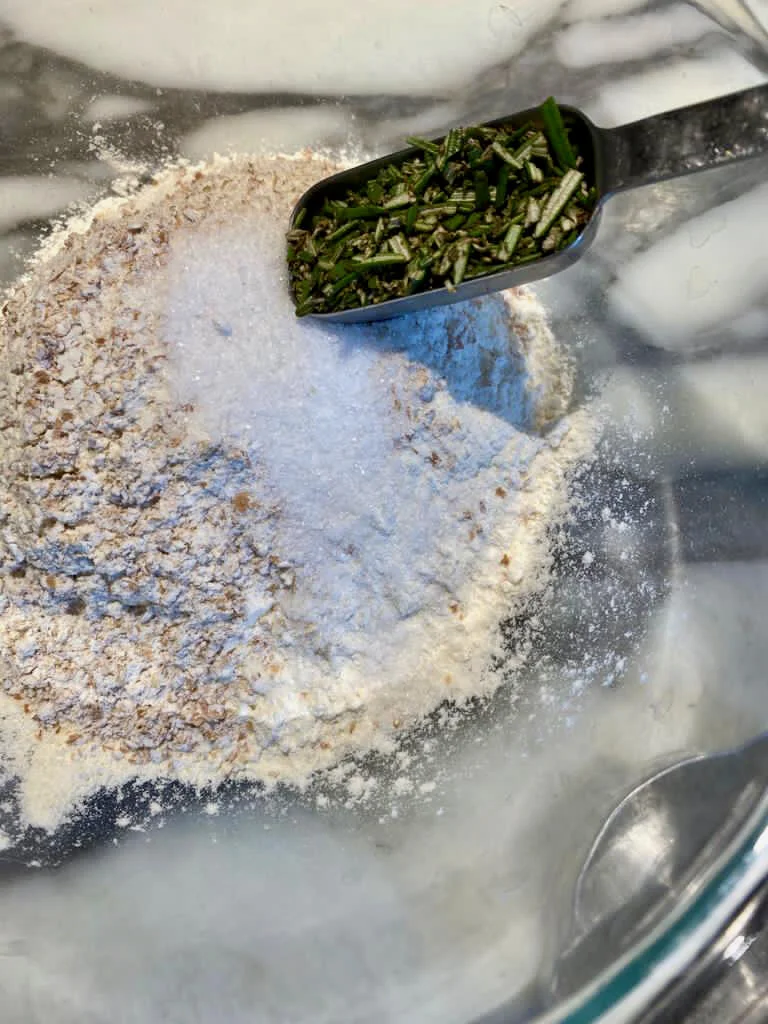 crackers with rosemary