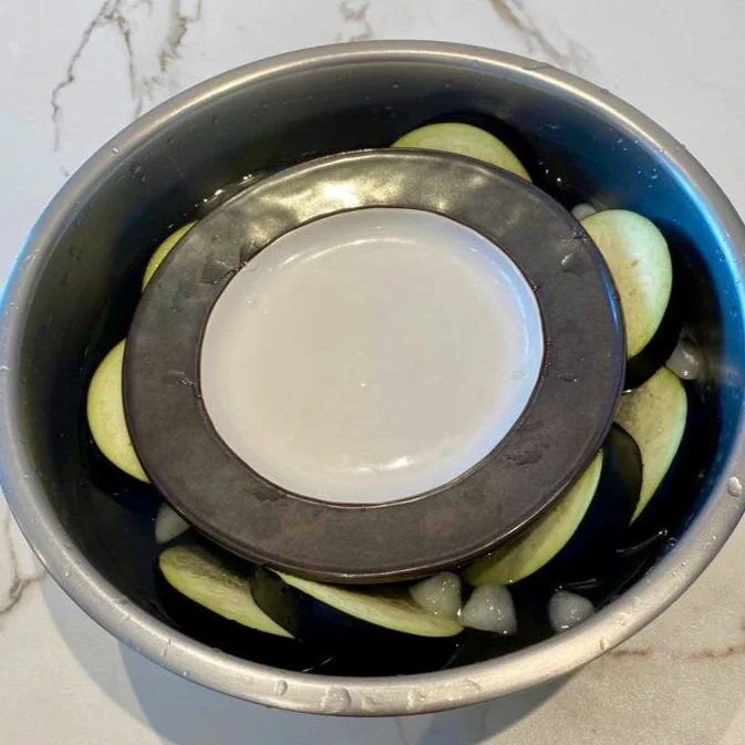 eggplant soaking