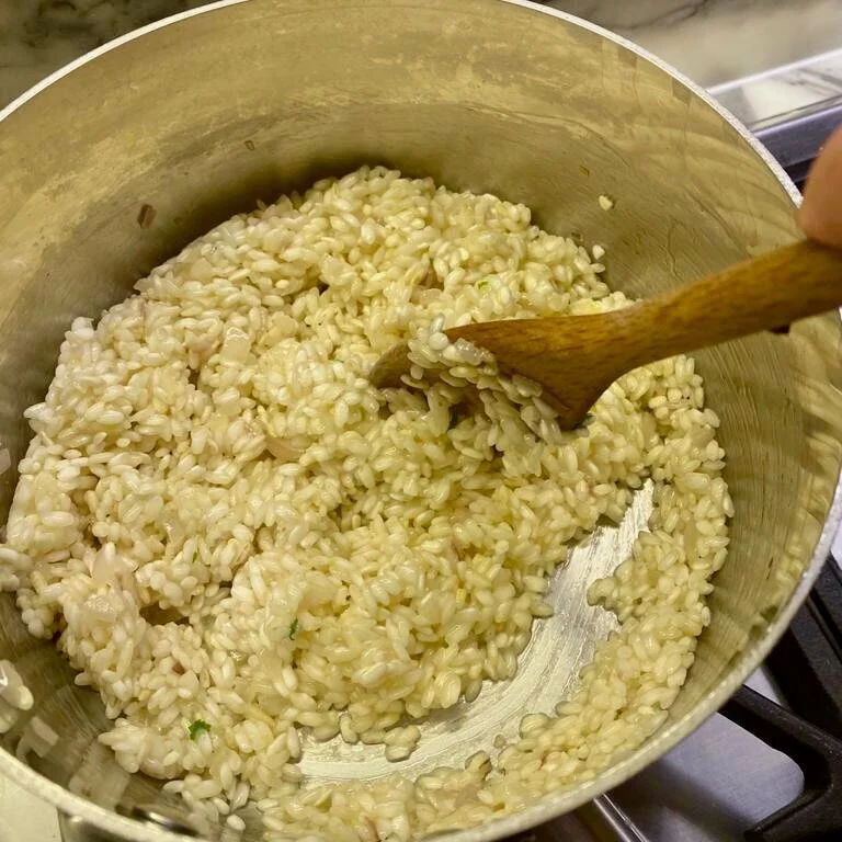 risotto stirring