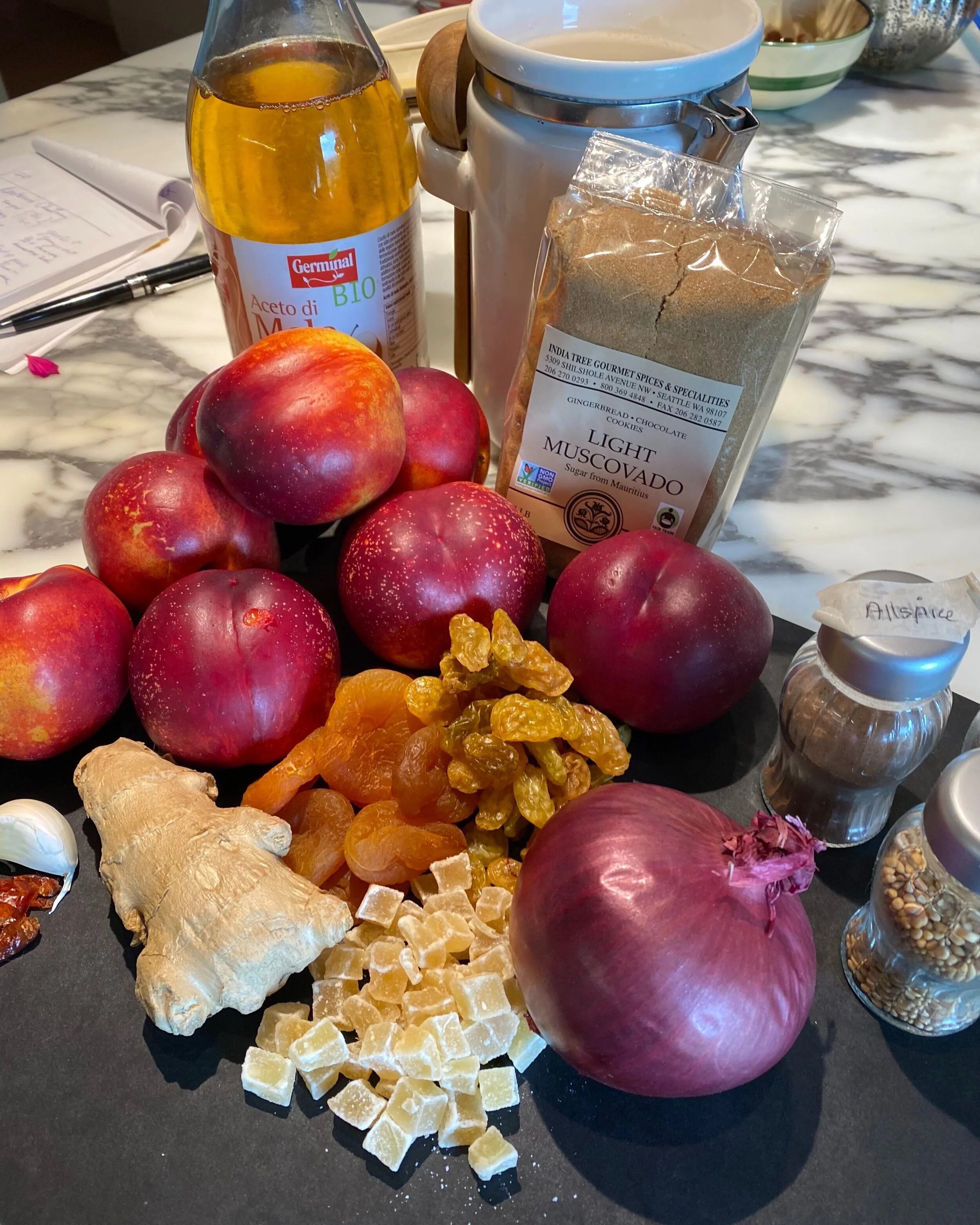 nectarine chutney