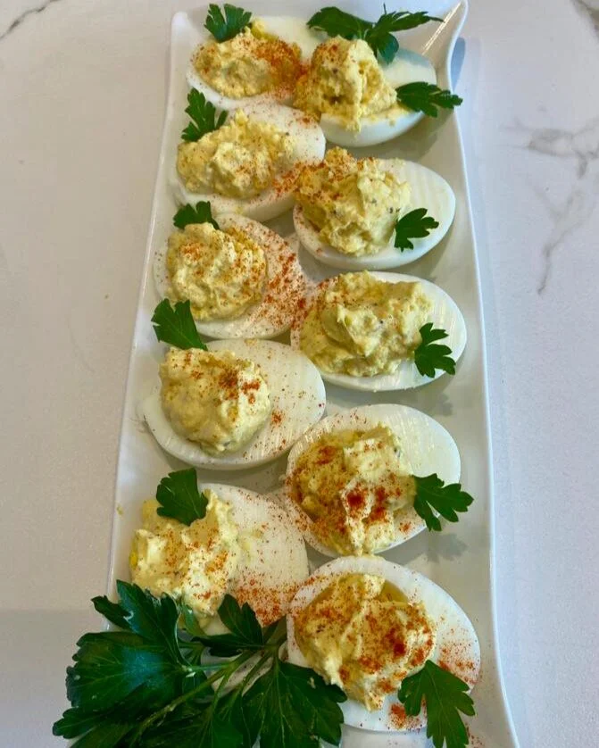 deviled eggs