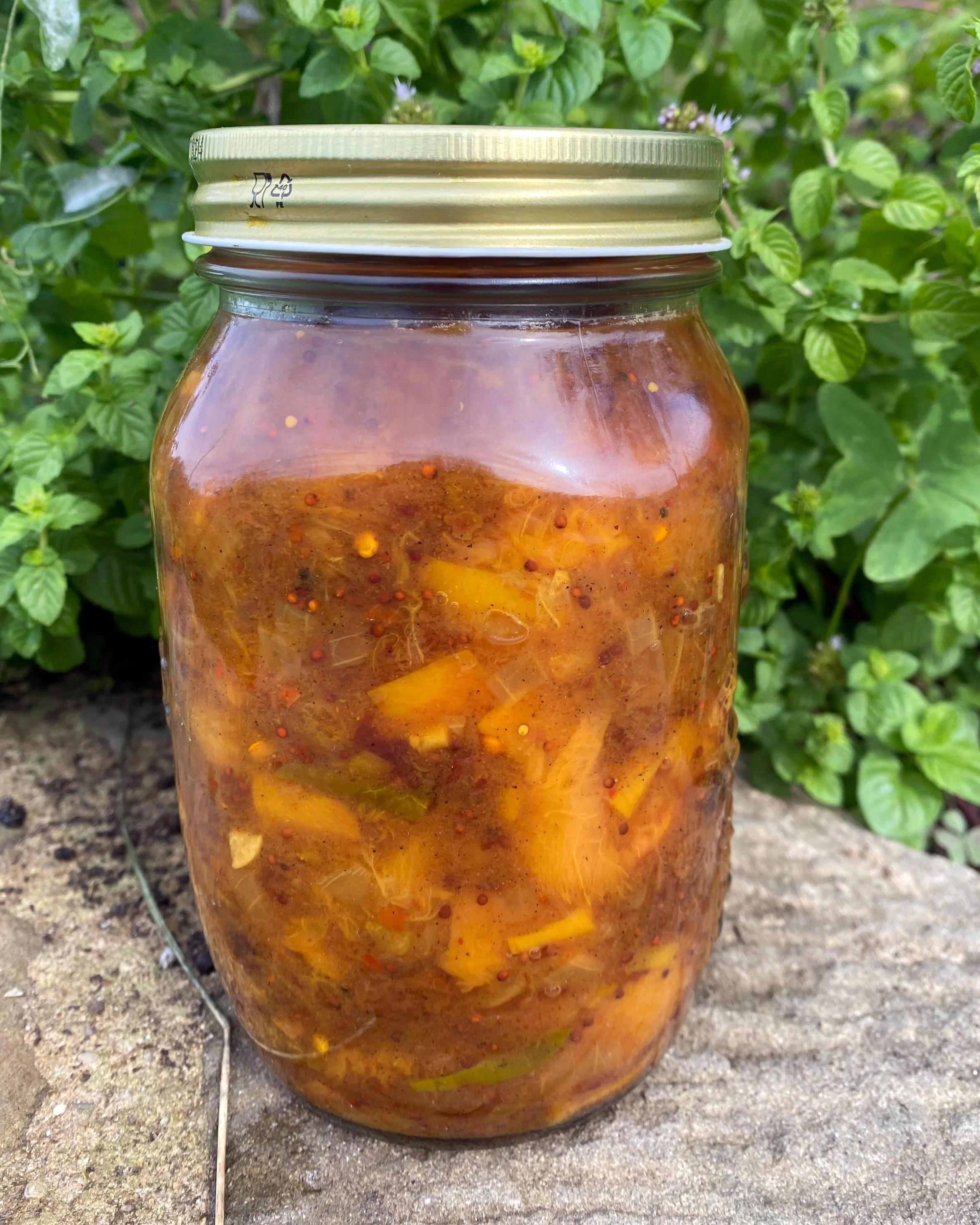 Plum and Nectarine Chutney