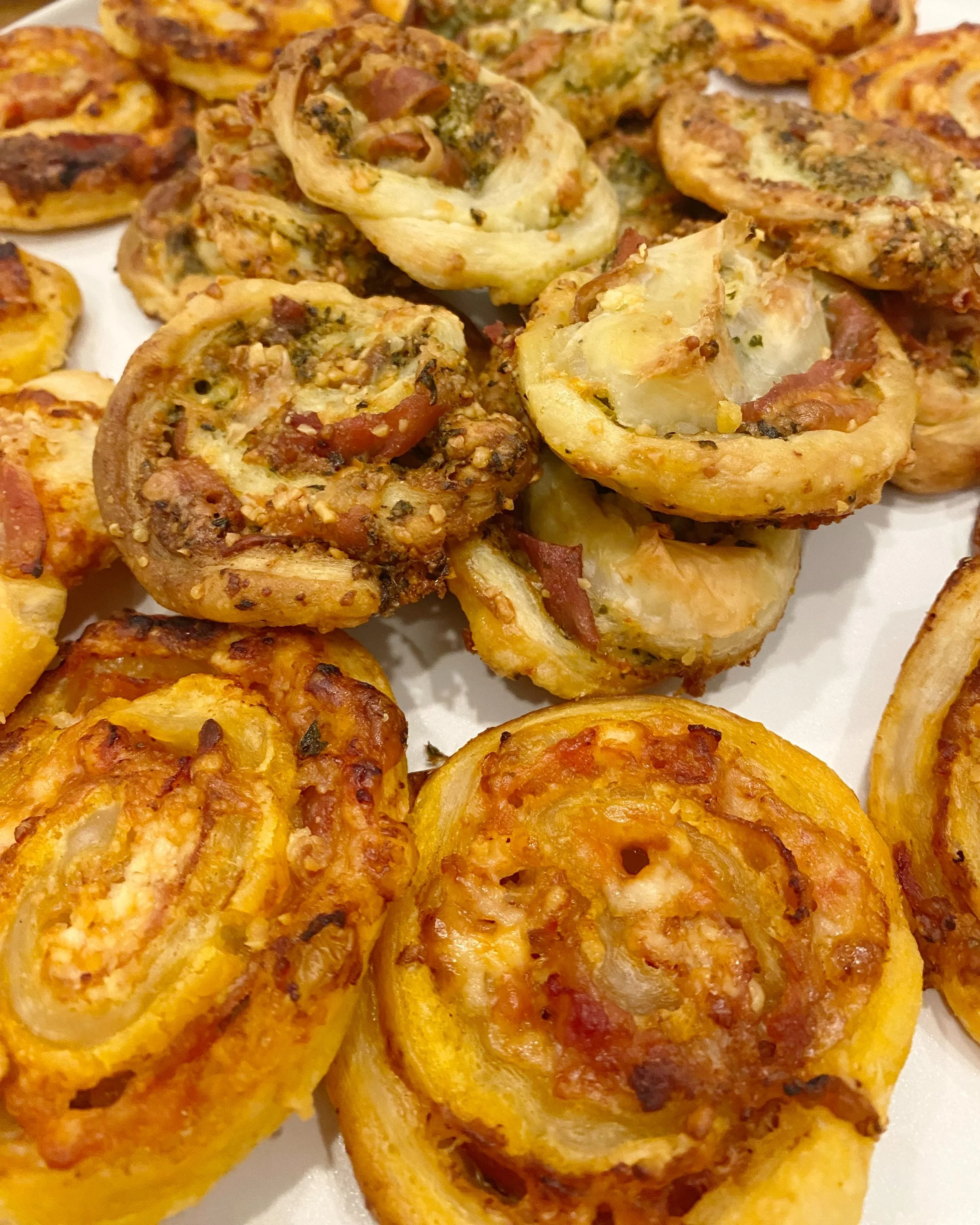 Prosciutto and Cheese Pinwheels 