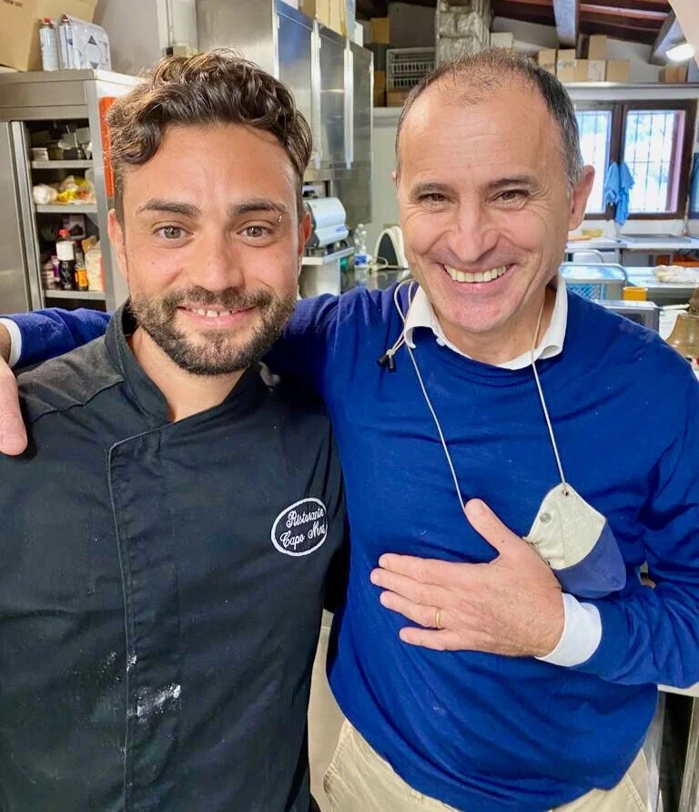 executive chef Danilo Ferrara and owner Attilio Adriani and