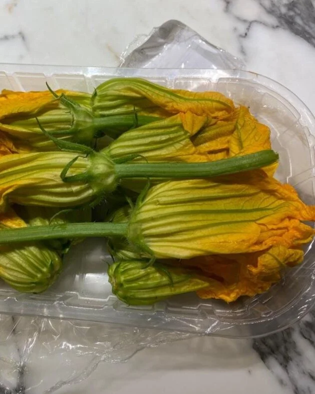 squash blossoms