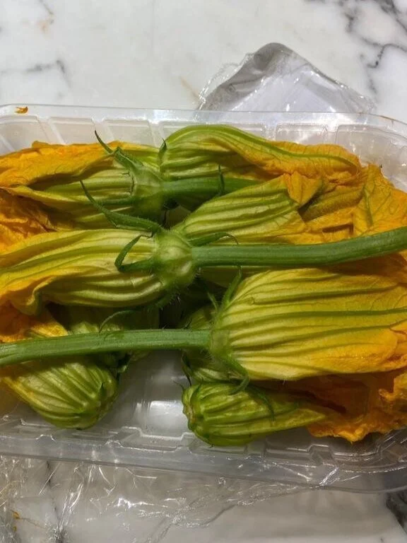 Squash Blossom Spaghetti