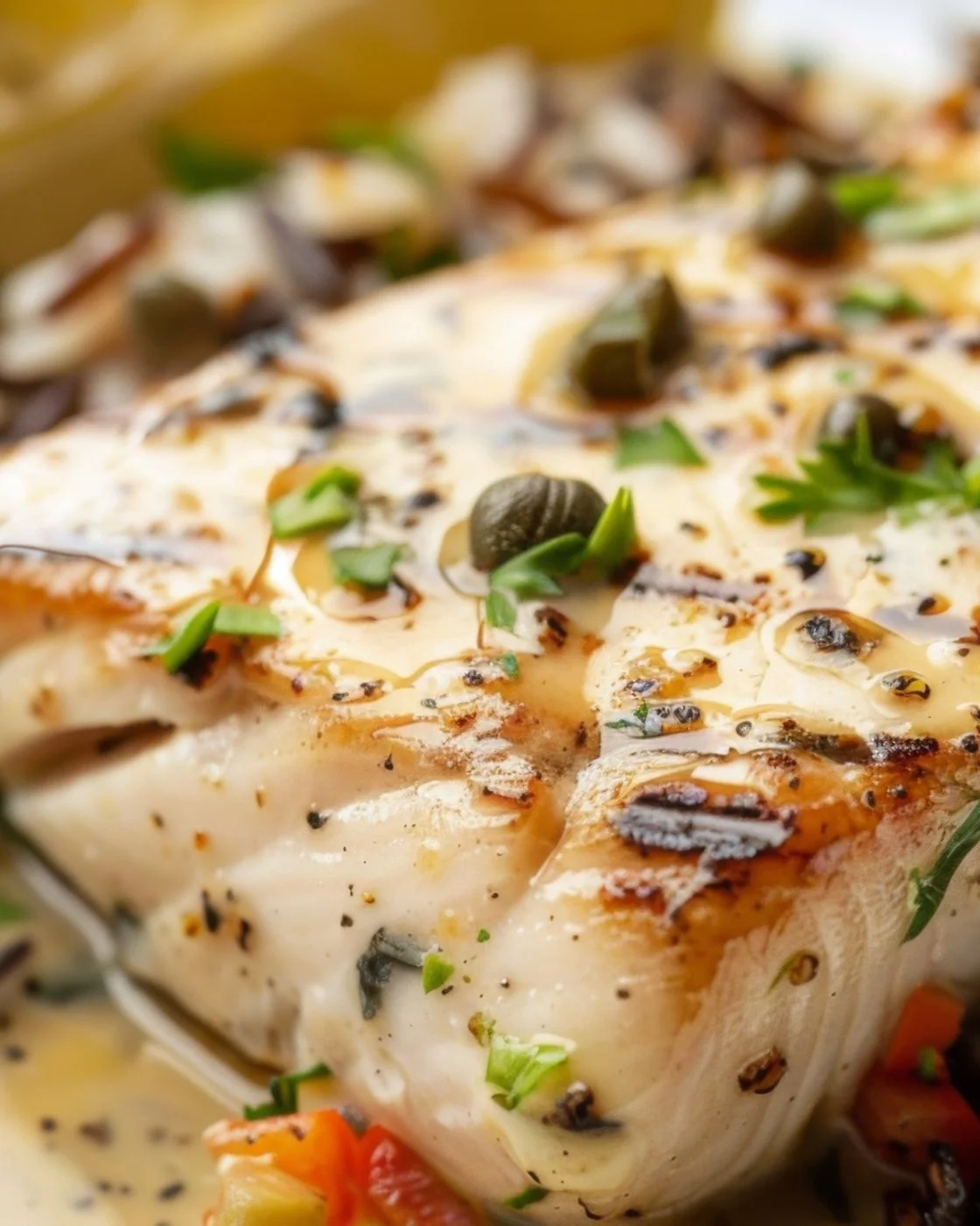 Swordfish with Sage and Capers