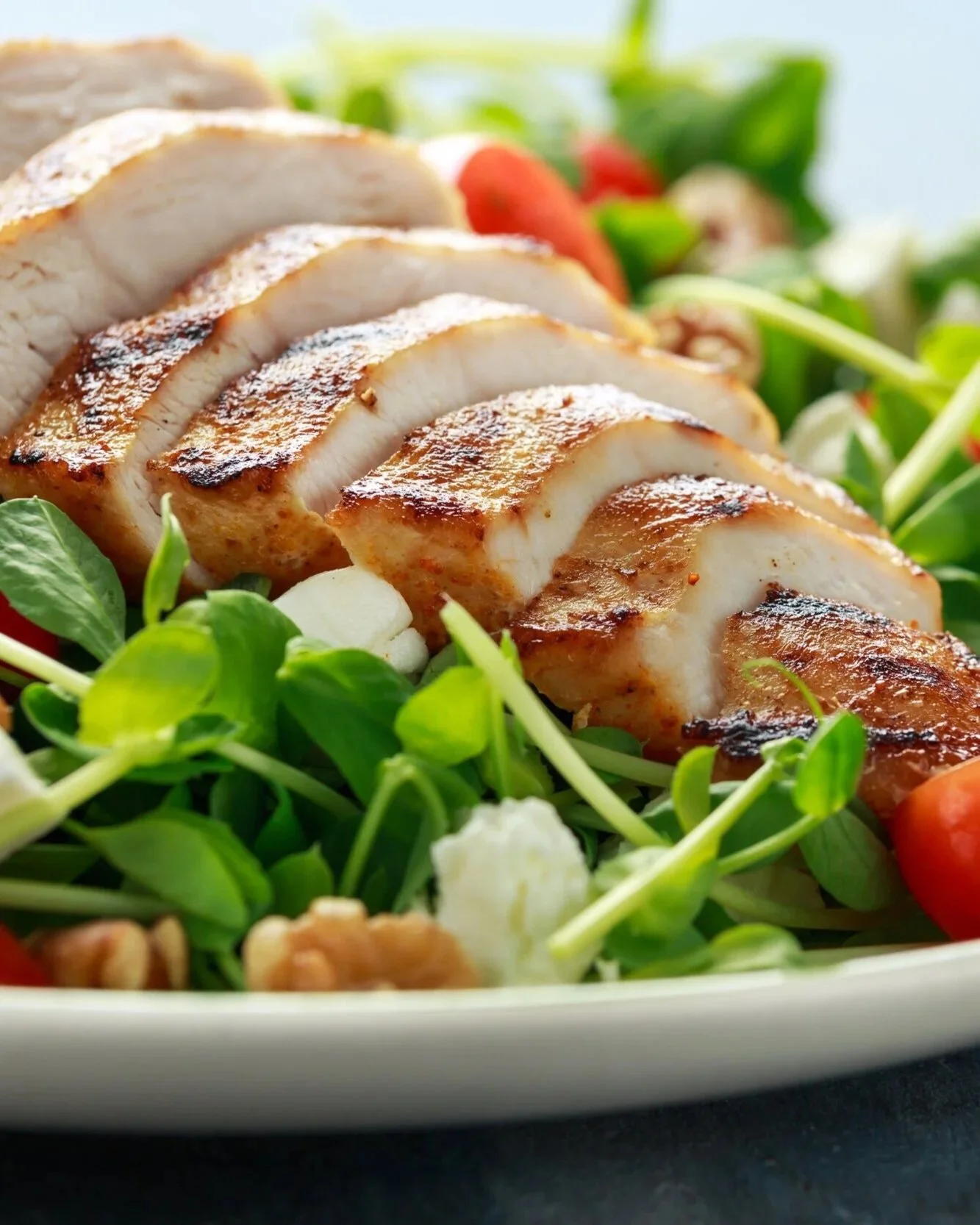 Grilled Chicken with Arugula Salad