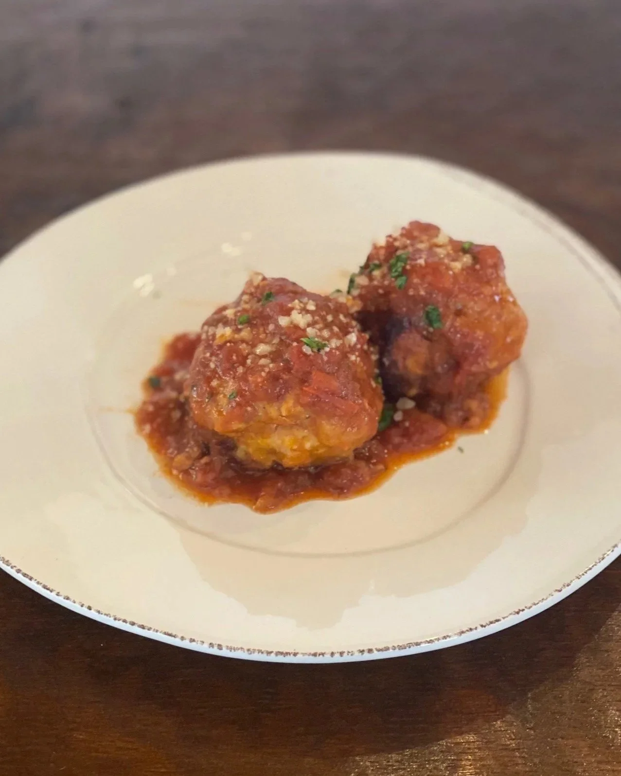 Italian Chicken and Pork Meatballs