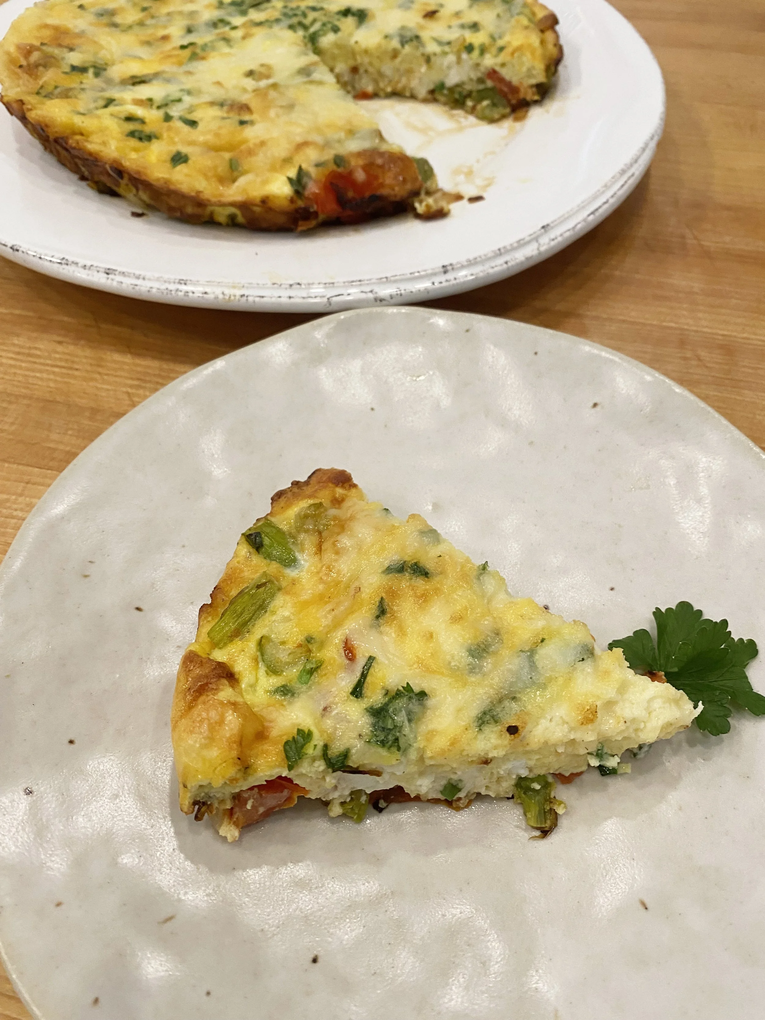 asparagus frittata breakfast