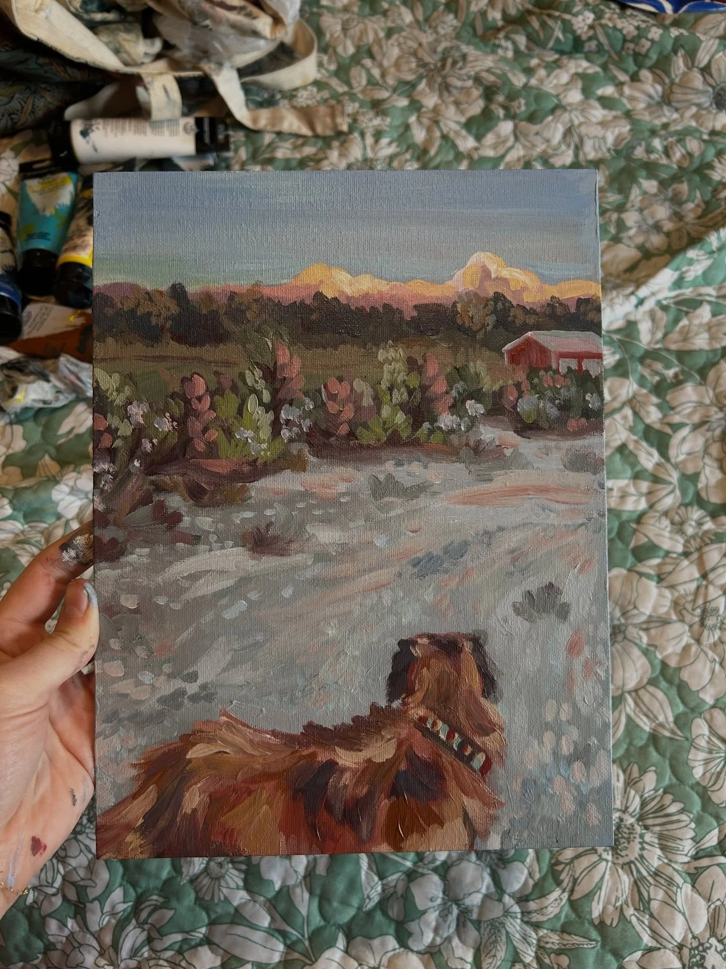 ☀️ looking for the light ☁️ 

-
-
-

#acrylicdogpainting #acrylicstudy #petportraitpainting