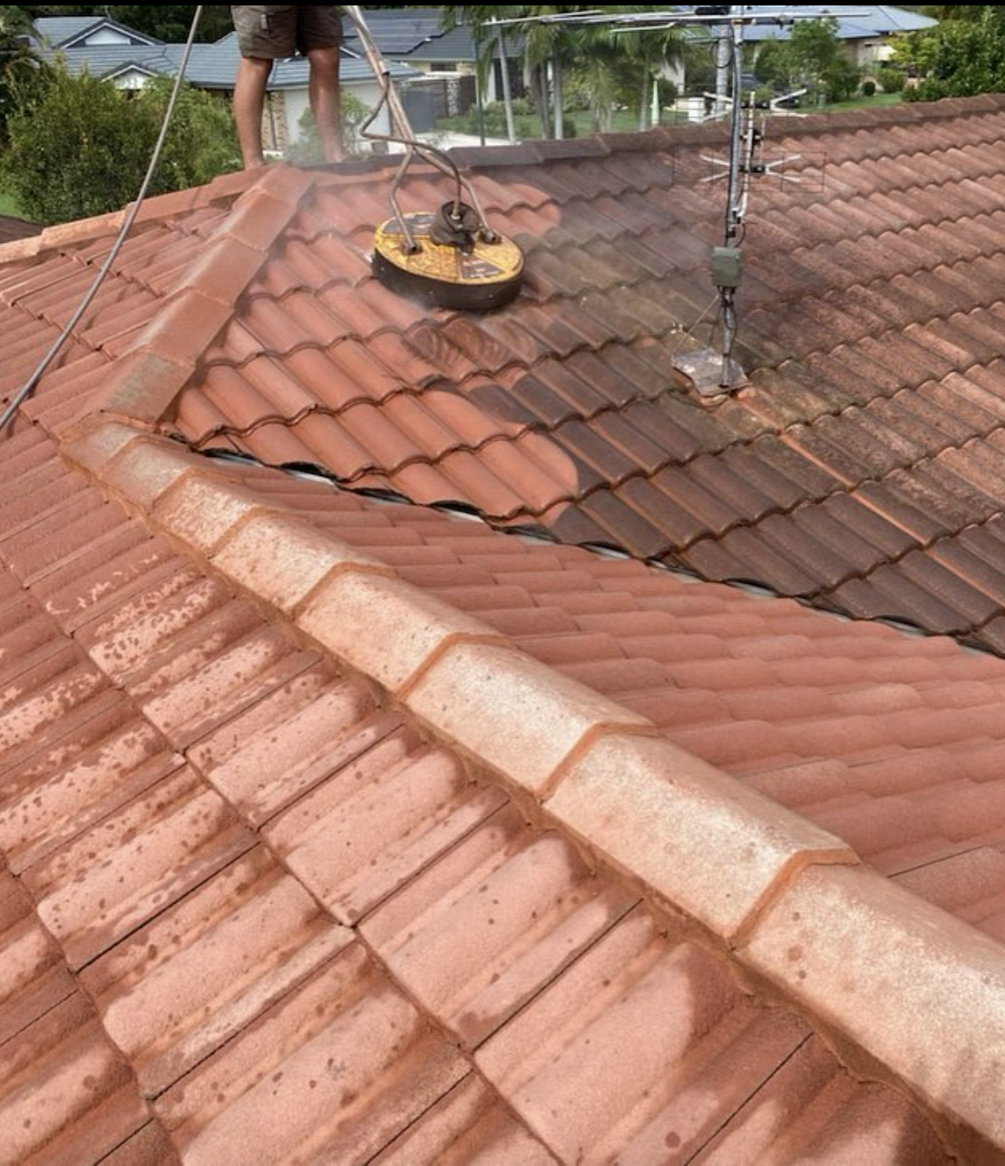 roof clean on the sunshine coast
