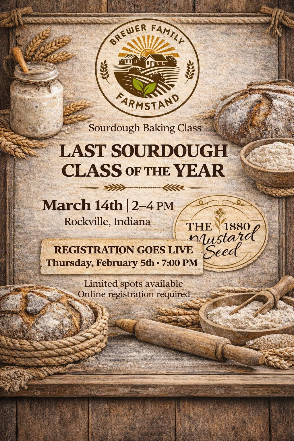 Sourdough Class - March 14, 2026