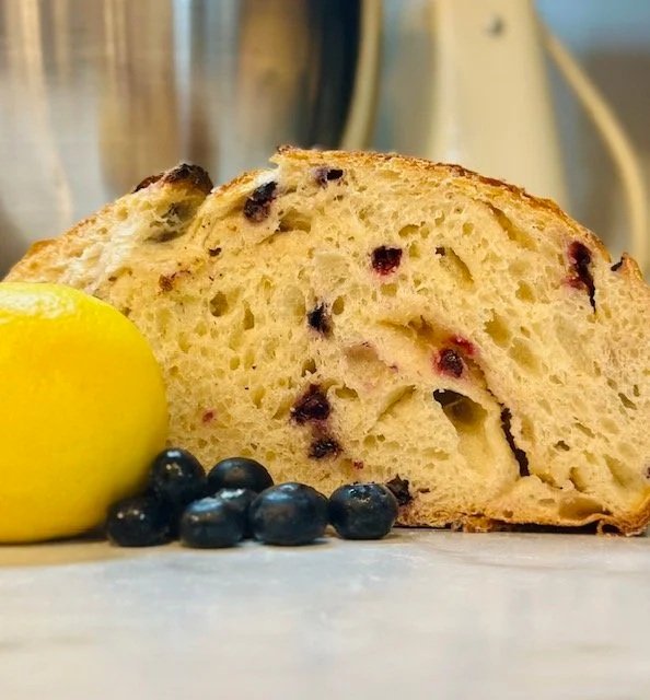 Blueberry Lemon Sourdough