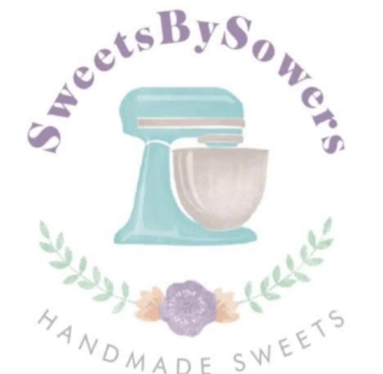 Sweets By Sowers logo, a bakery based in Attica, Indiana offering handmade baked goods and sweet treats.