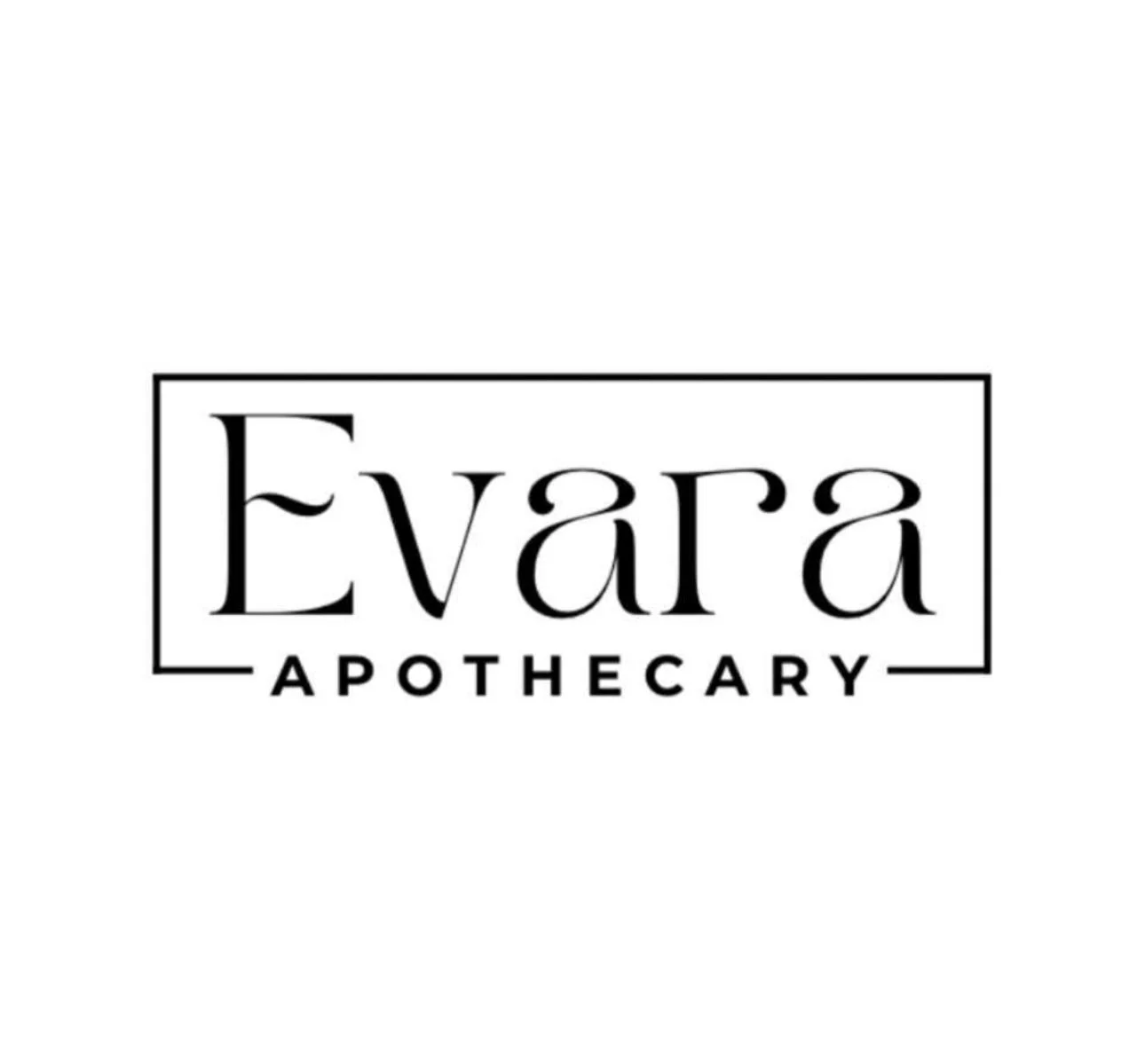 Evara Apothecary logo, a small business based in Veedersburg, Indiana offering tallow scrub, facial and hair oils, and simmer pots.