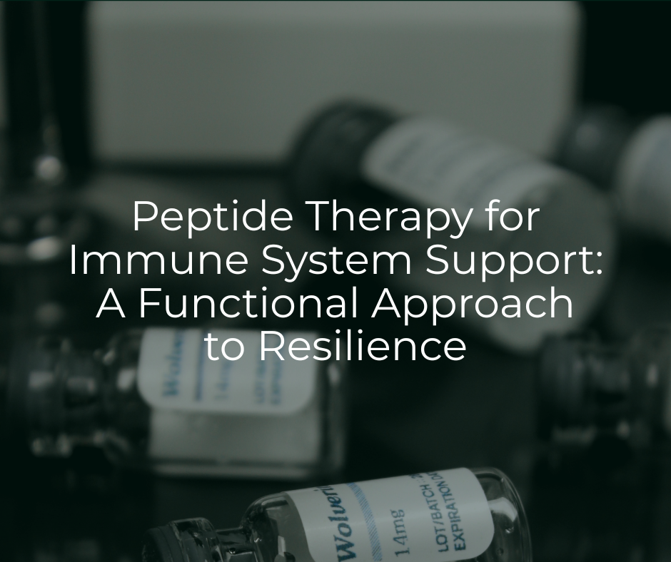 Peptide Therapy for Immune System Support: A Functional Approach to Resilience
