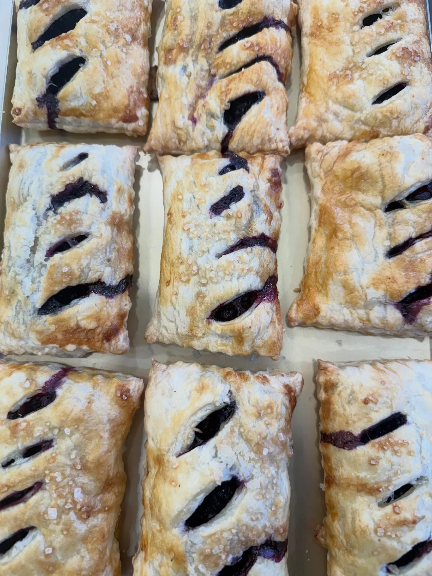 Our take on the iconic toaster strudel&hellip;Introducing the blueberry sfoglia strudel🫐 the perfect morning treat to pair with ☕️