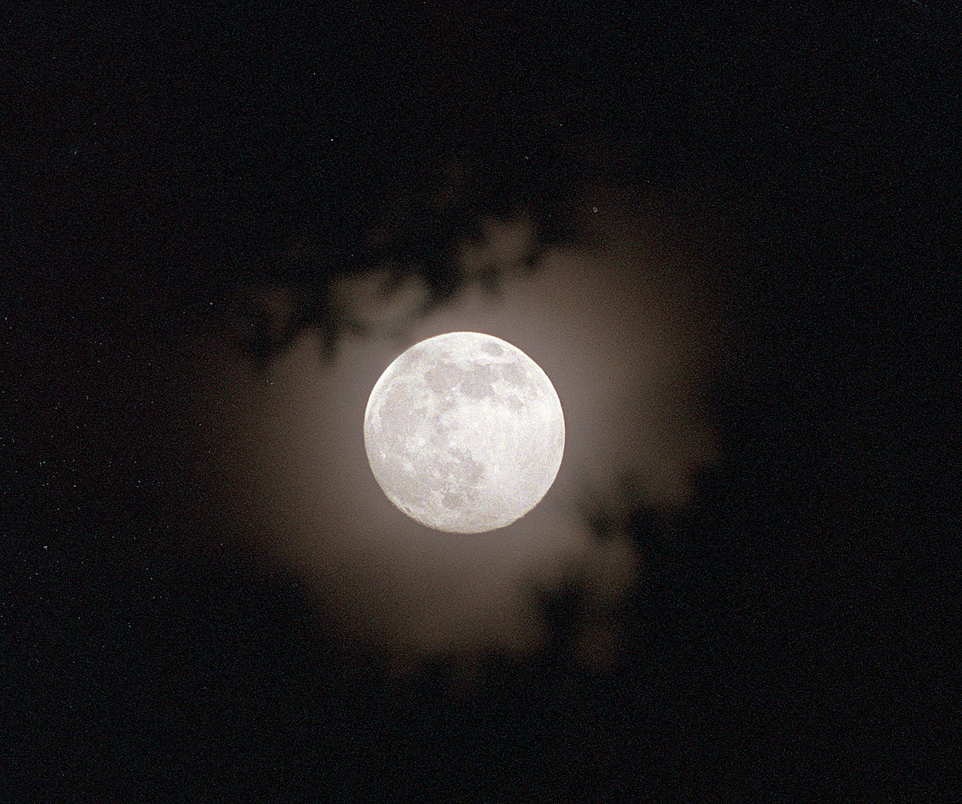 Full Super Moon shot on 35mm film
