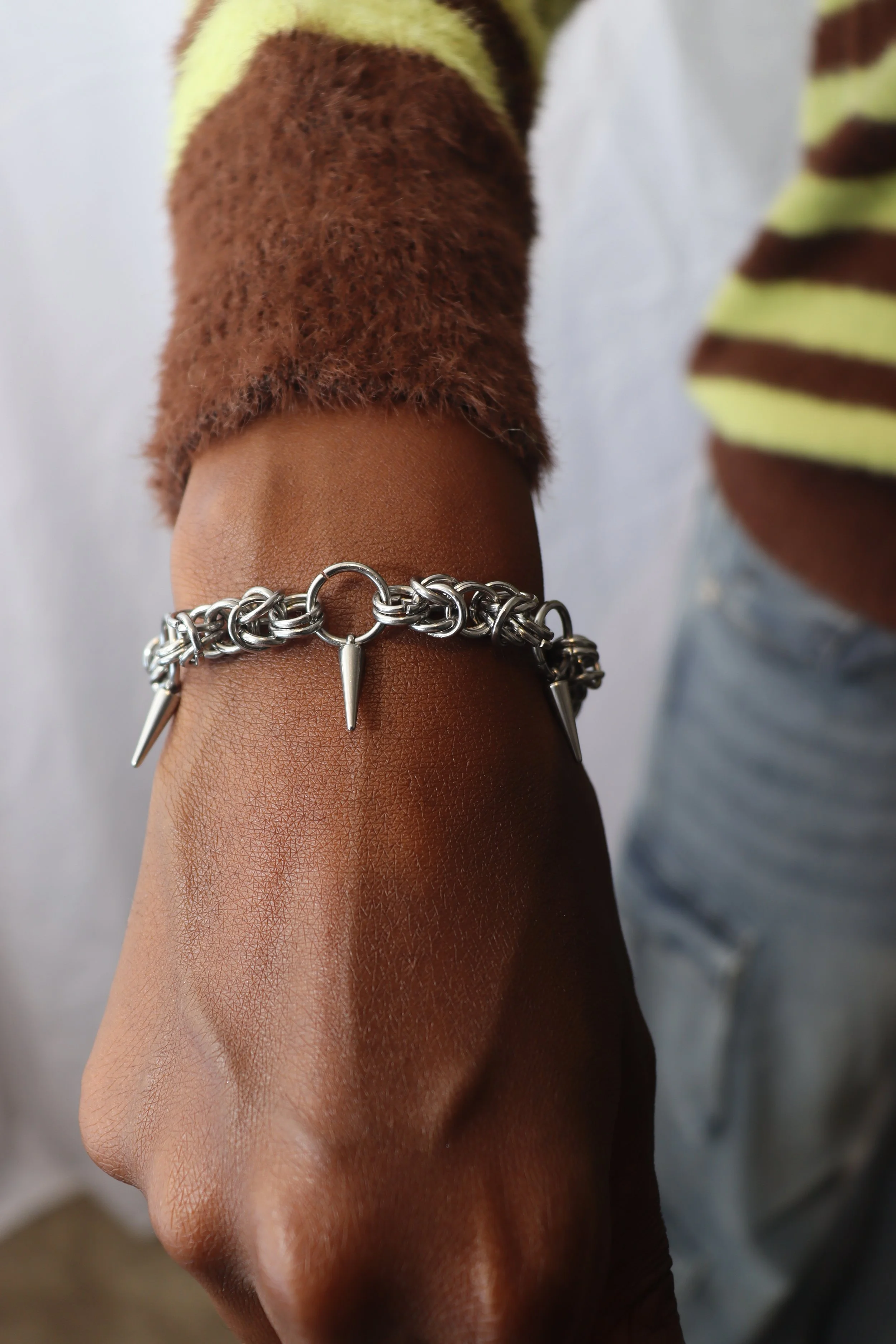 Byzantine spike bracelet