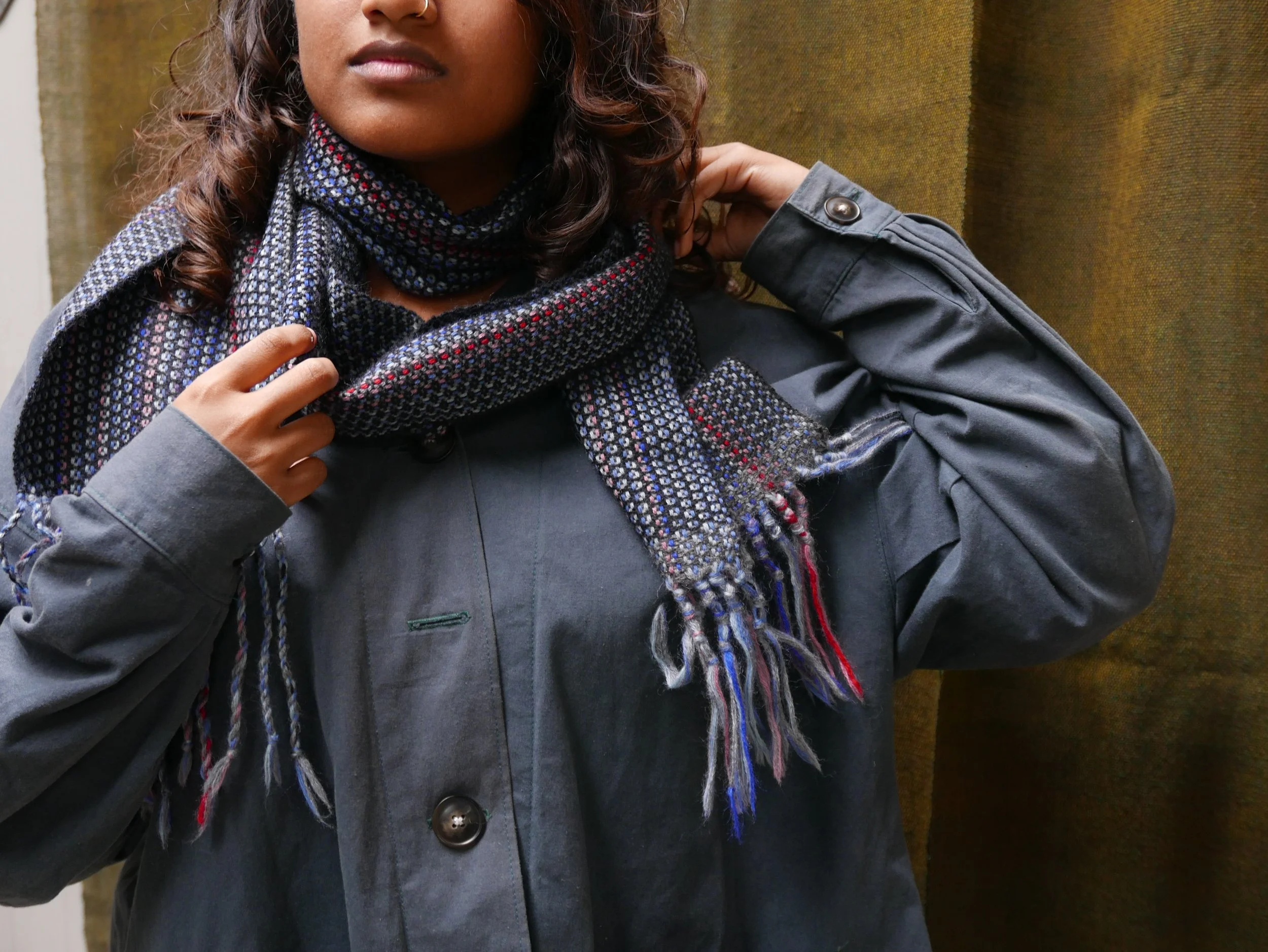 Fish scale scarf