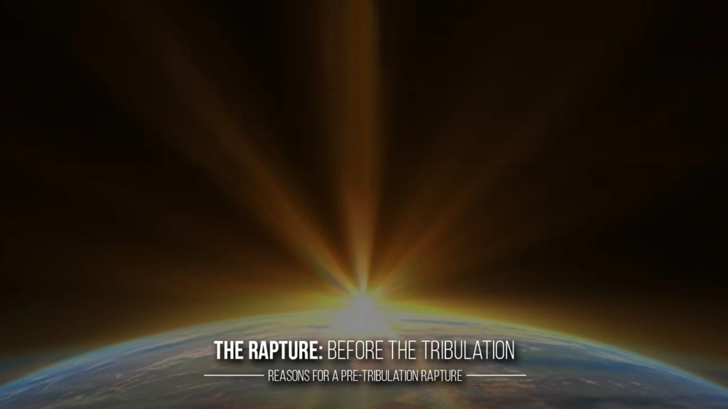 “Pre-Tribulation Rapture”