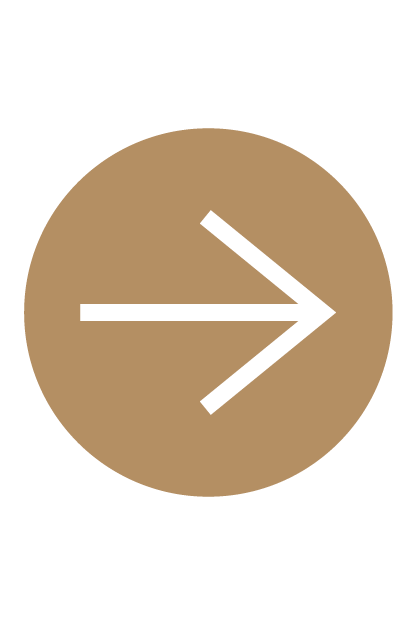 Right arrow icon with white arrow inside a beige circle