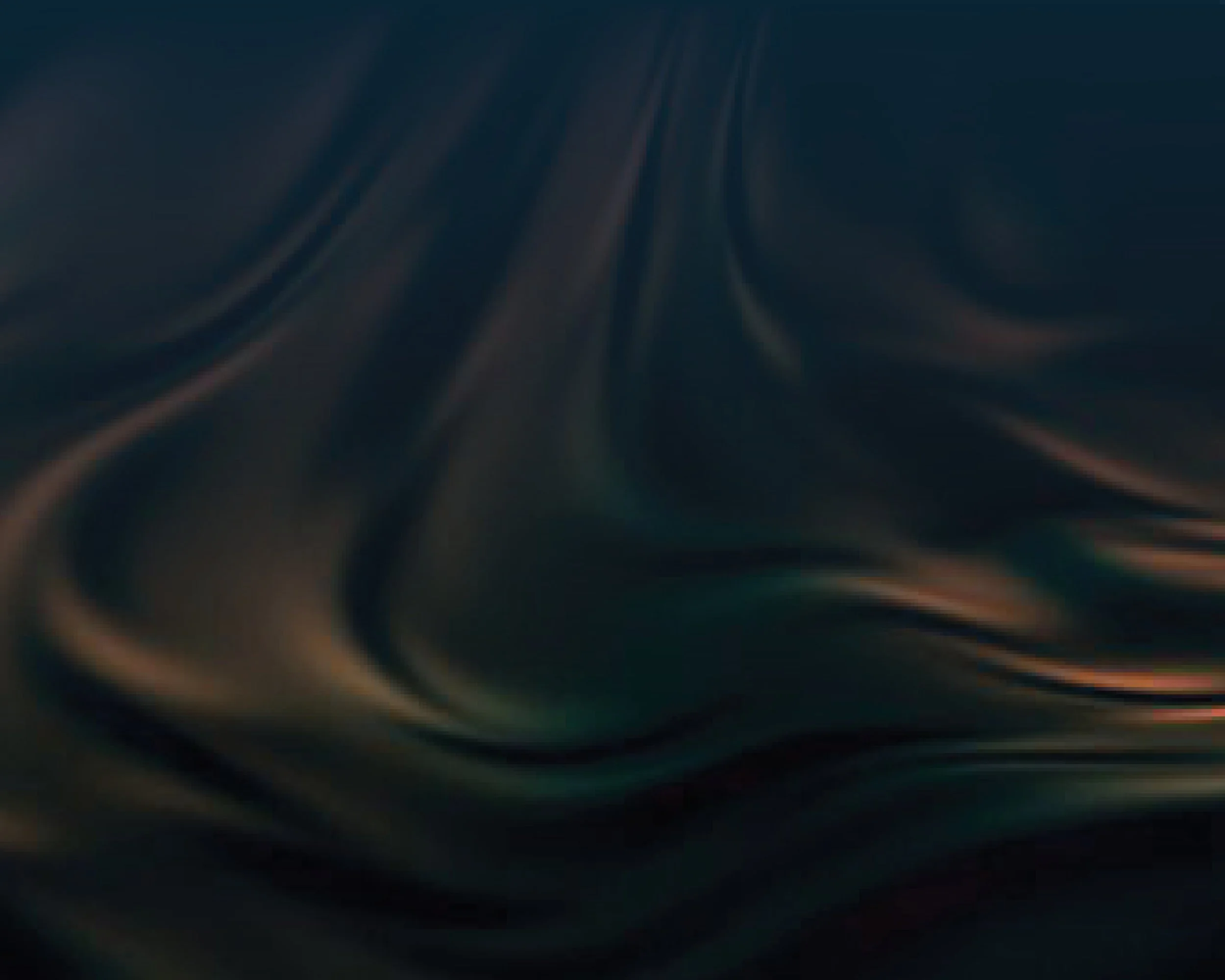 Dark, flowing fabric with subtle, colorful highlights creating a smooth, silky texture.