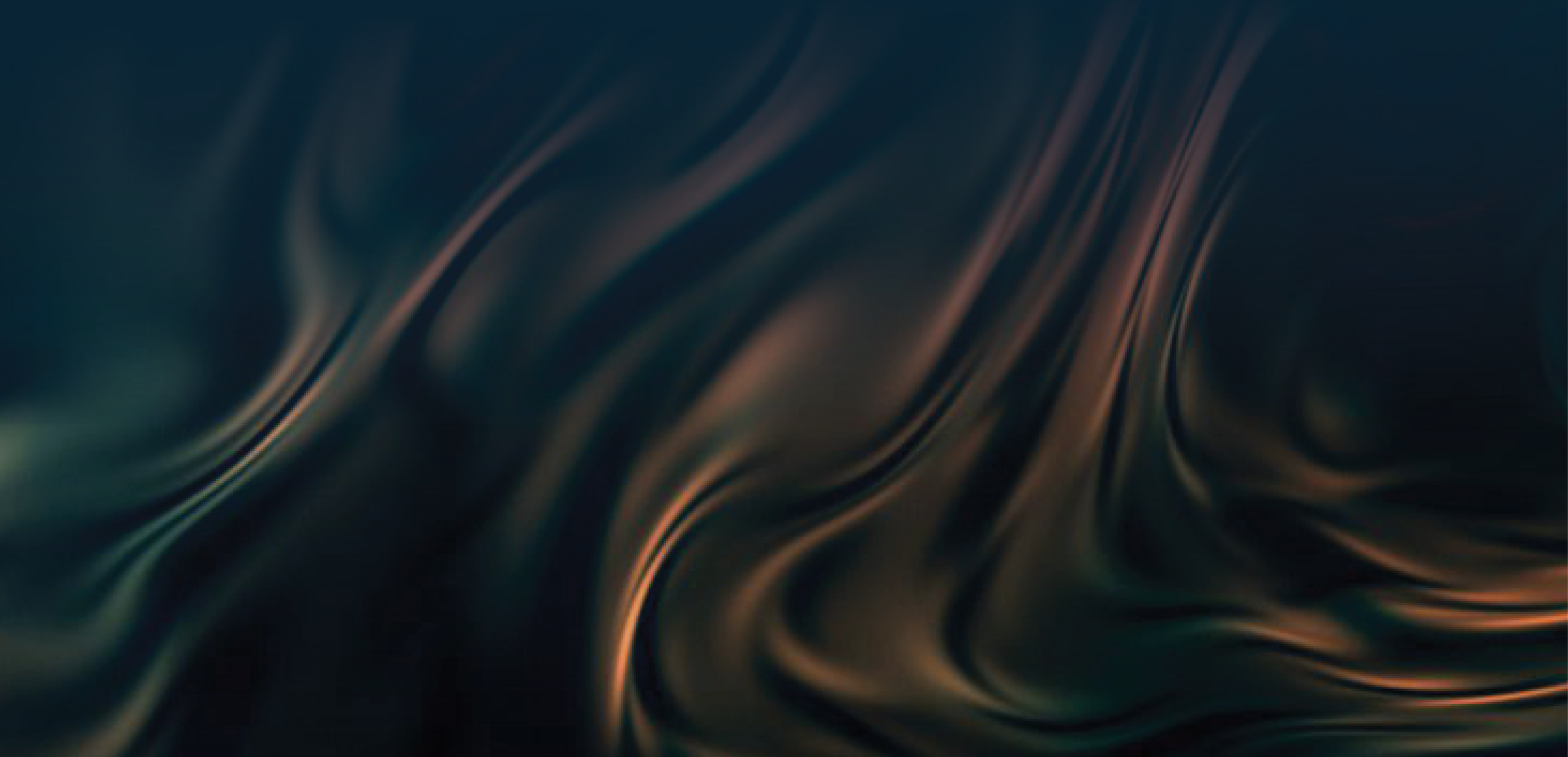 Abstract dark swirling lines with hints of gold and blue