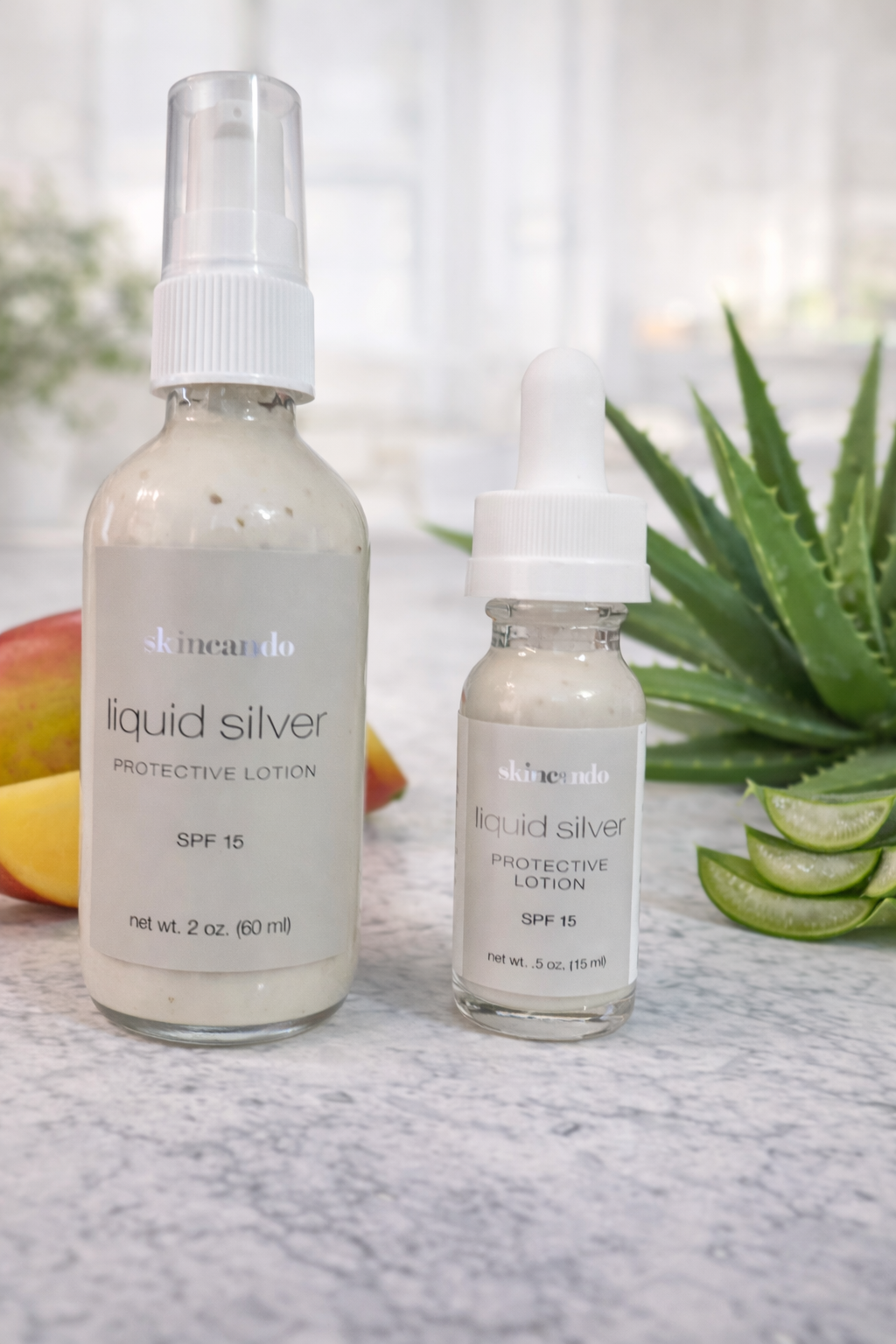 Liquid Silver SPF 15 (.5 oz) Travel