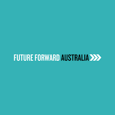 Future Forward Australia logo with turquoise background and white text.