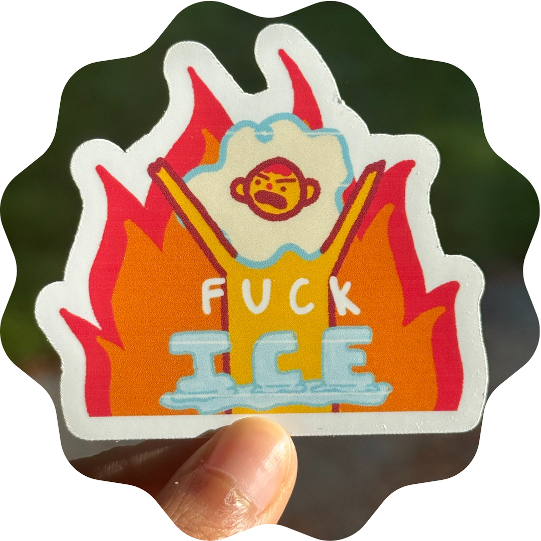 F*ck ICE Sticker