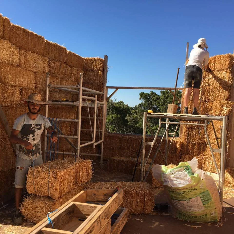 Learning Strawbale Building Western Australia