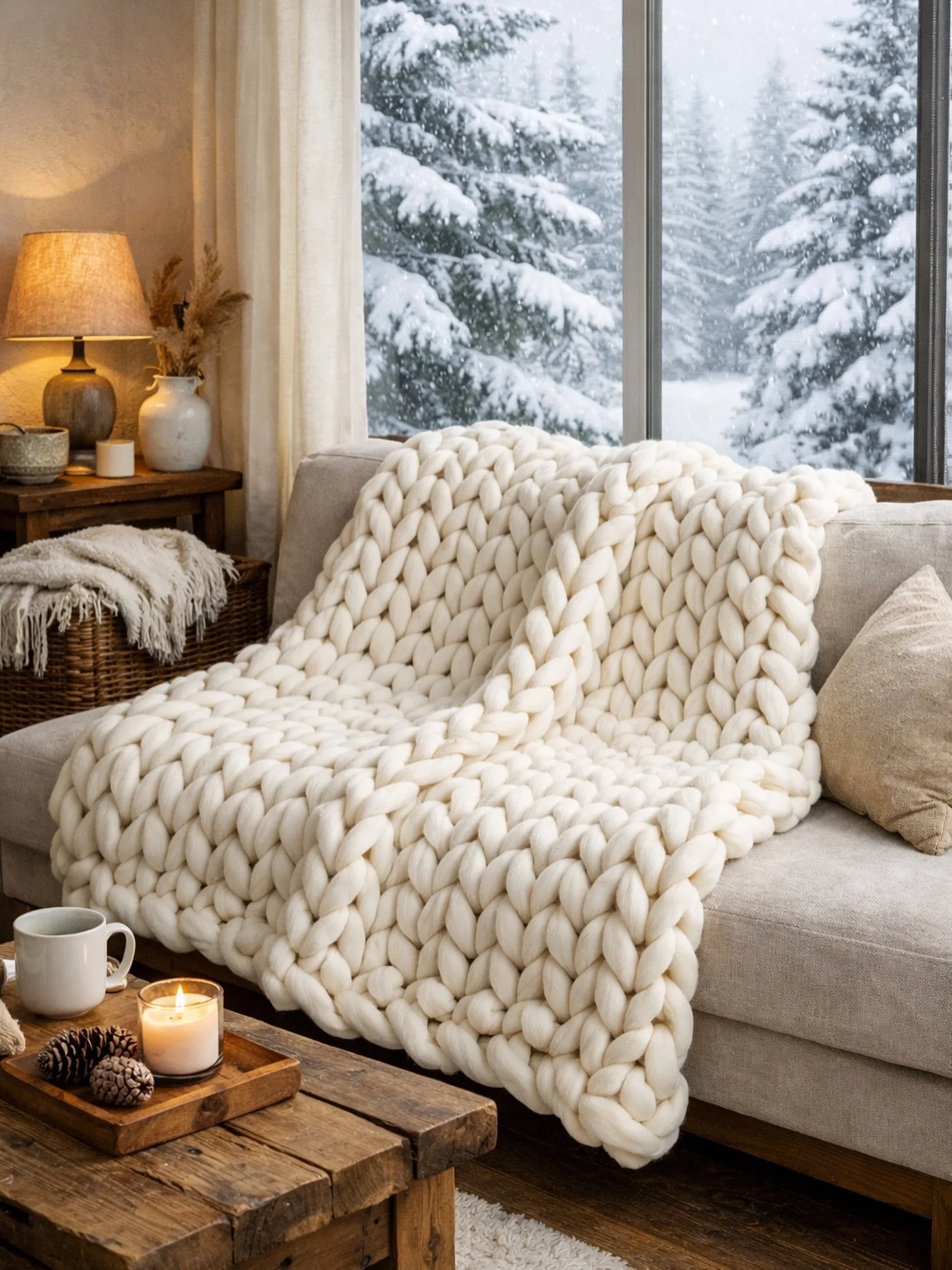 SOL&amp;CO Signature Throw (40&rdquo;x60&rdquo;) is our best seller and designed for everyday use. Durable, pet + kid friendly, and the perfect heirloom knit. Perfect for sofas, accent chairs, gifting, or layering at the foot of a bed.

Wrapped in wa