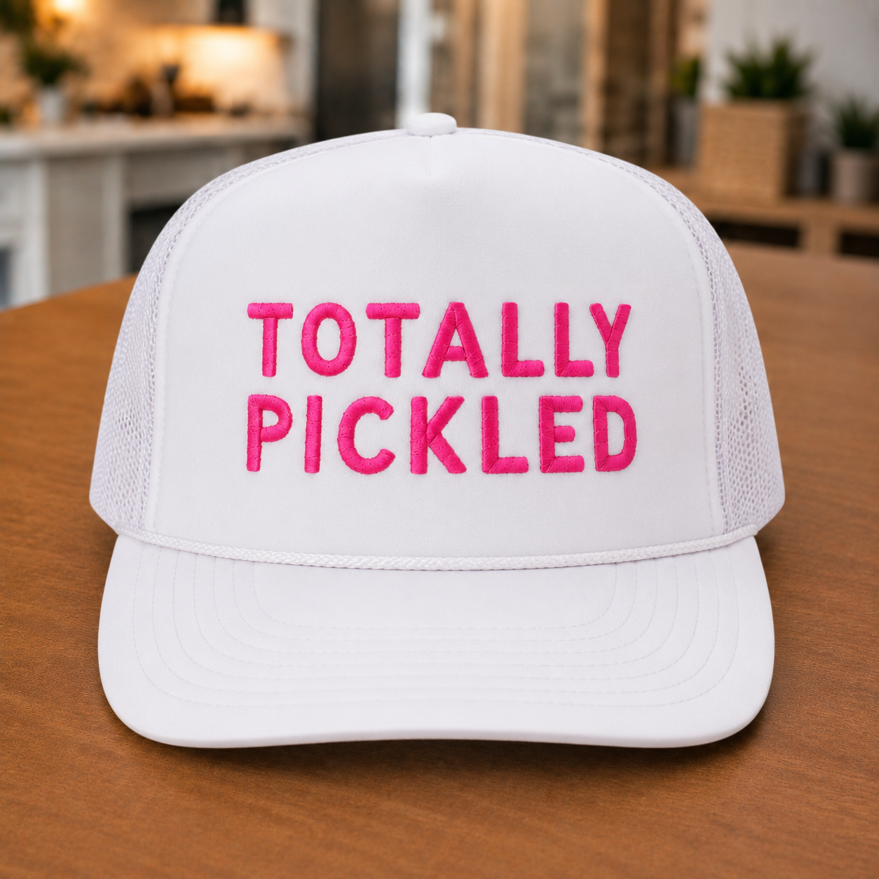 White Trucker Hat