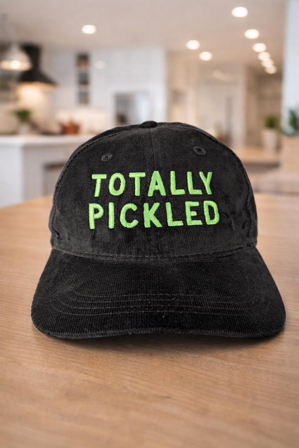 Totally Pickled Dad Hat - Neon Green