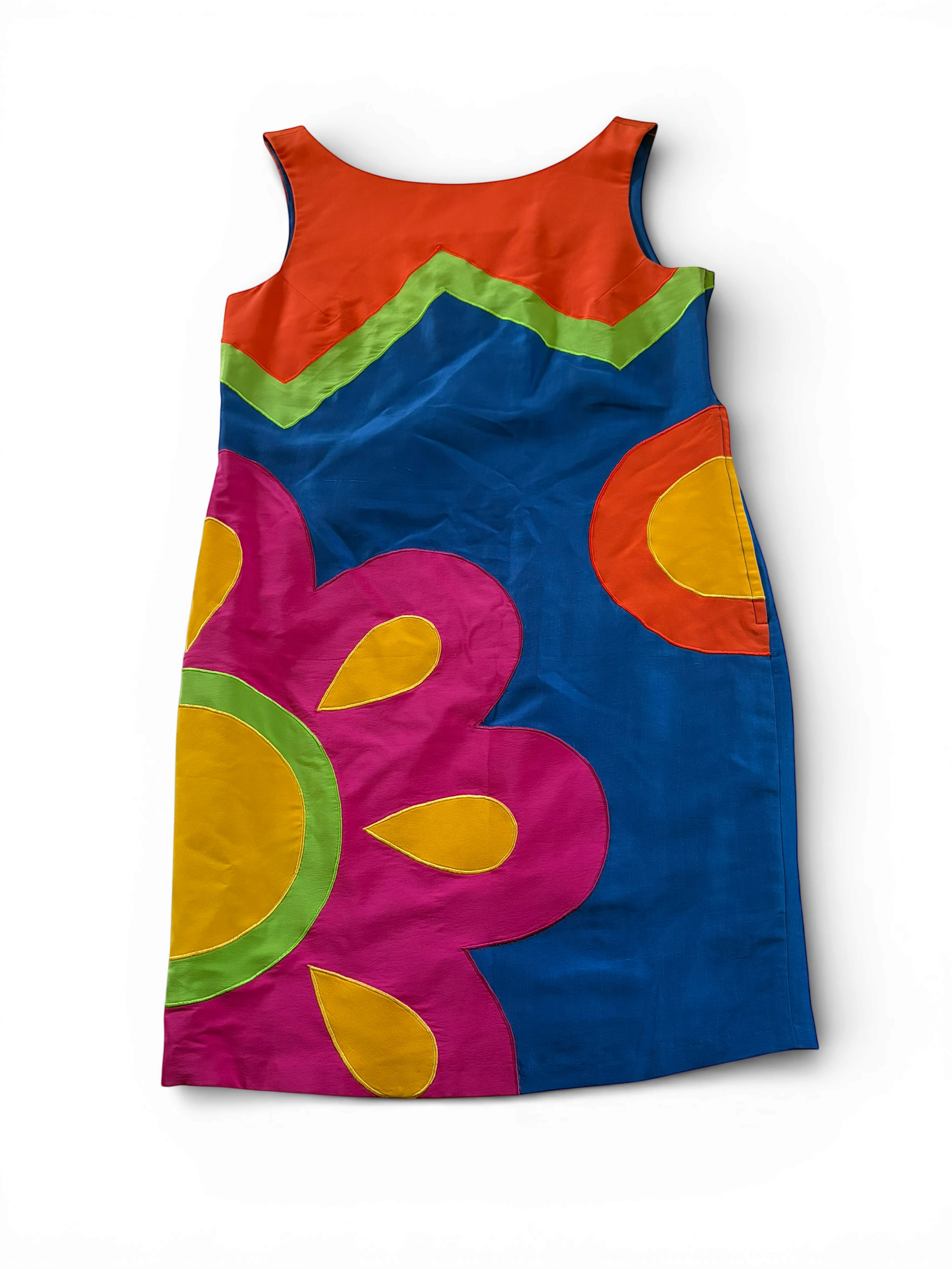 Colorful Vintage 80s Dress
