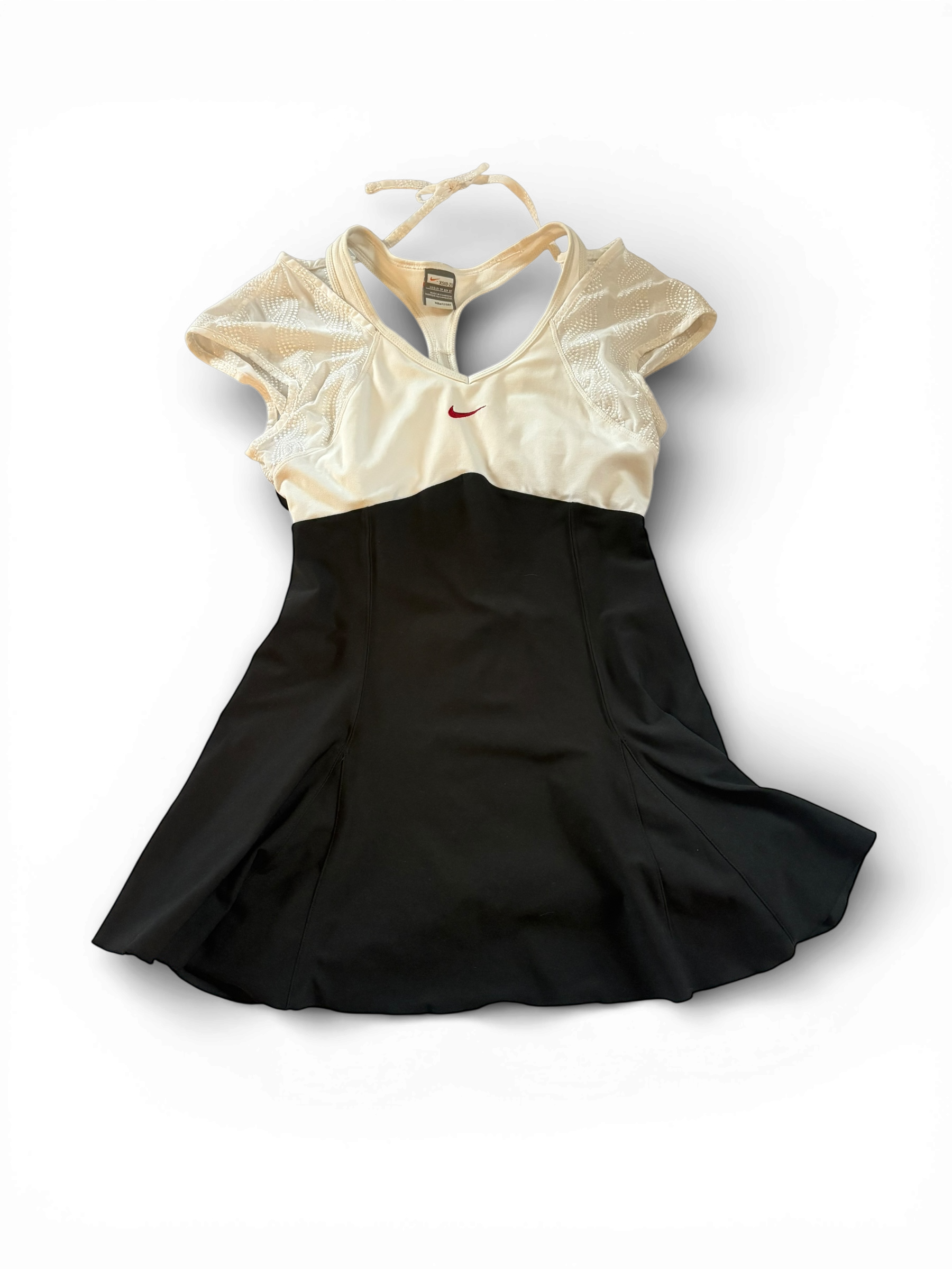 Nike black and white tennis dress