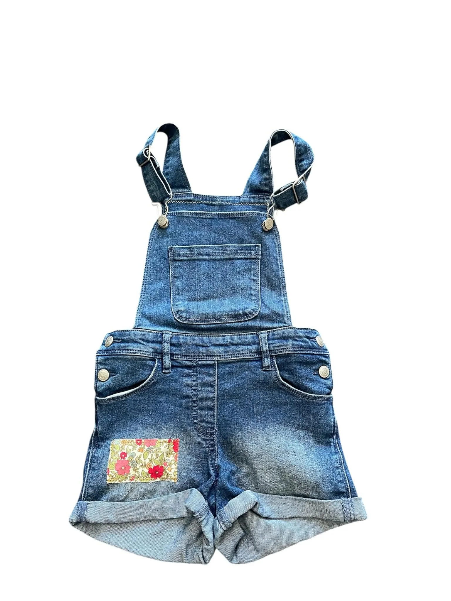 Eco-Charm Kids Denim Short Alls