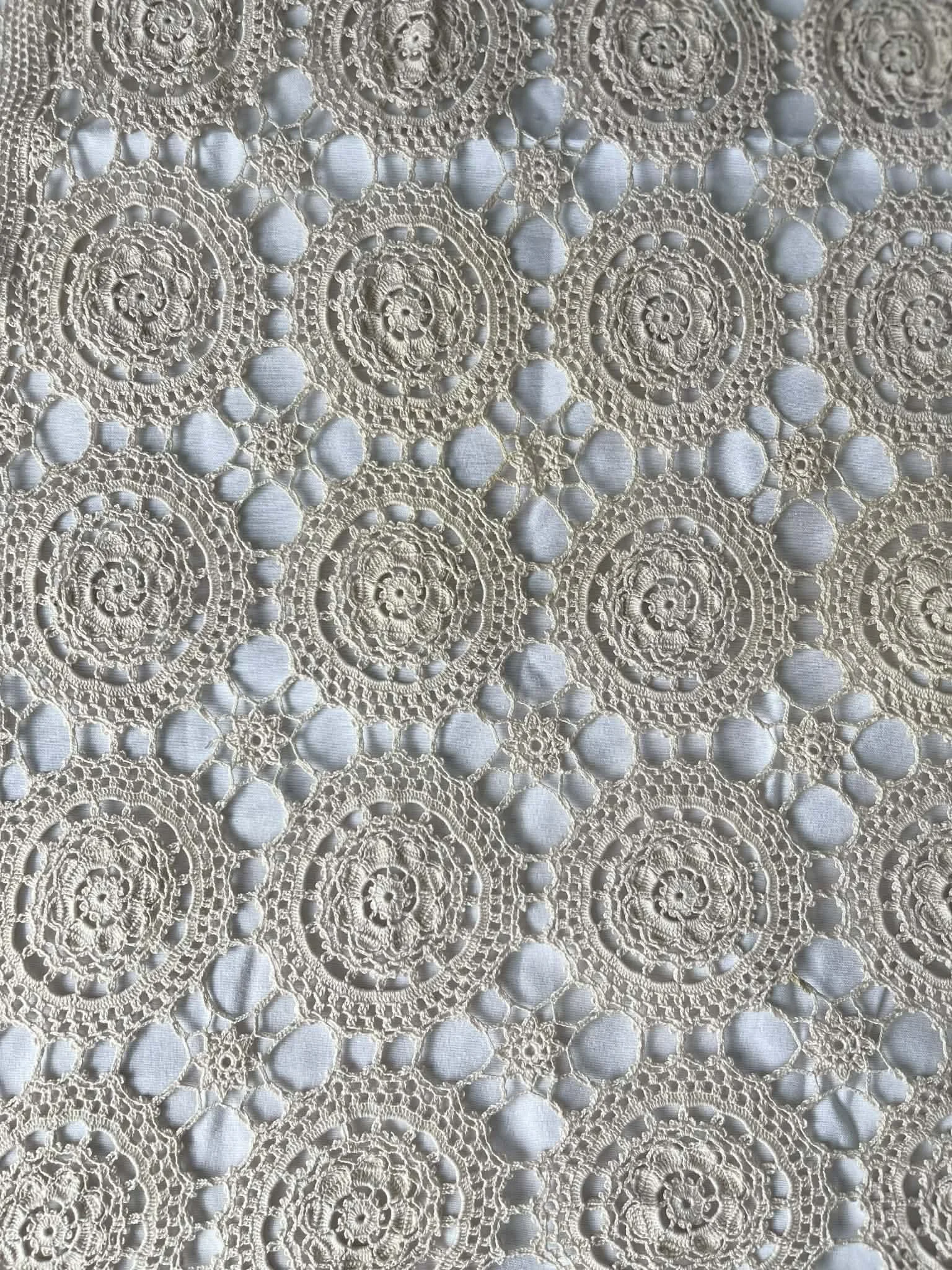 Vintage Elegance Crochet Tablecloth