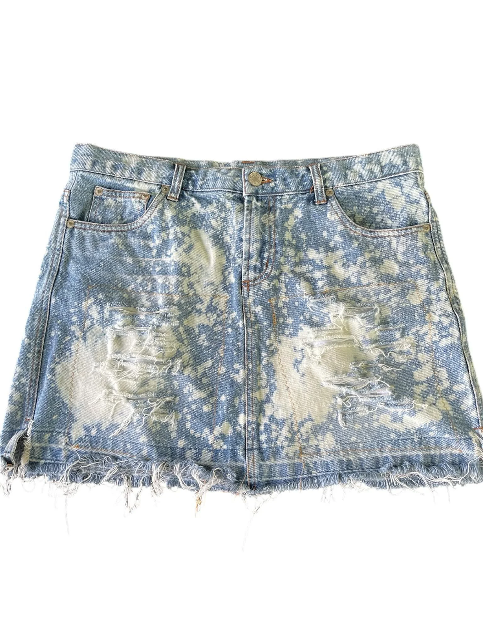 Bleached and Blossom Skirt