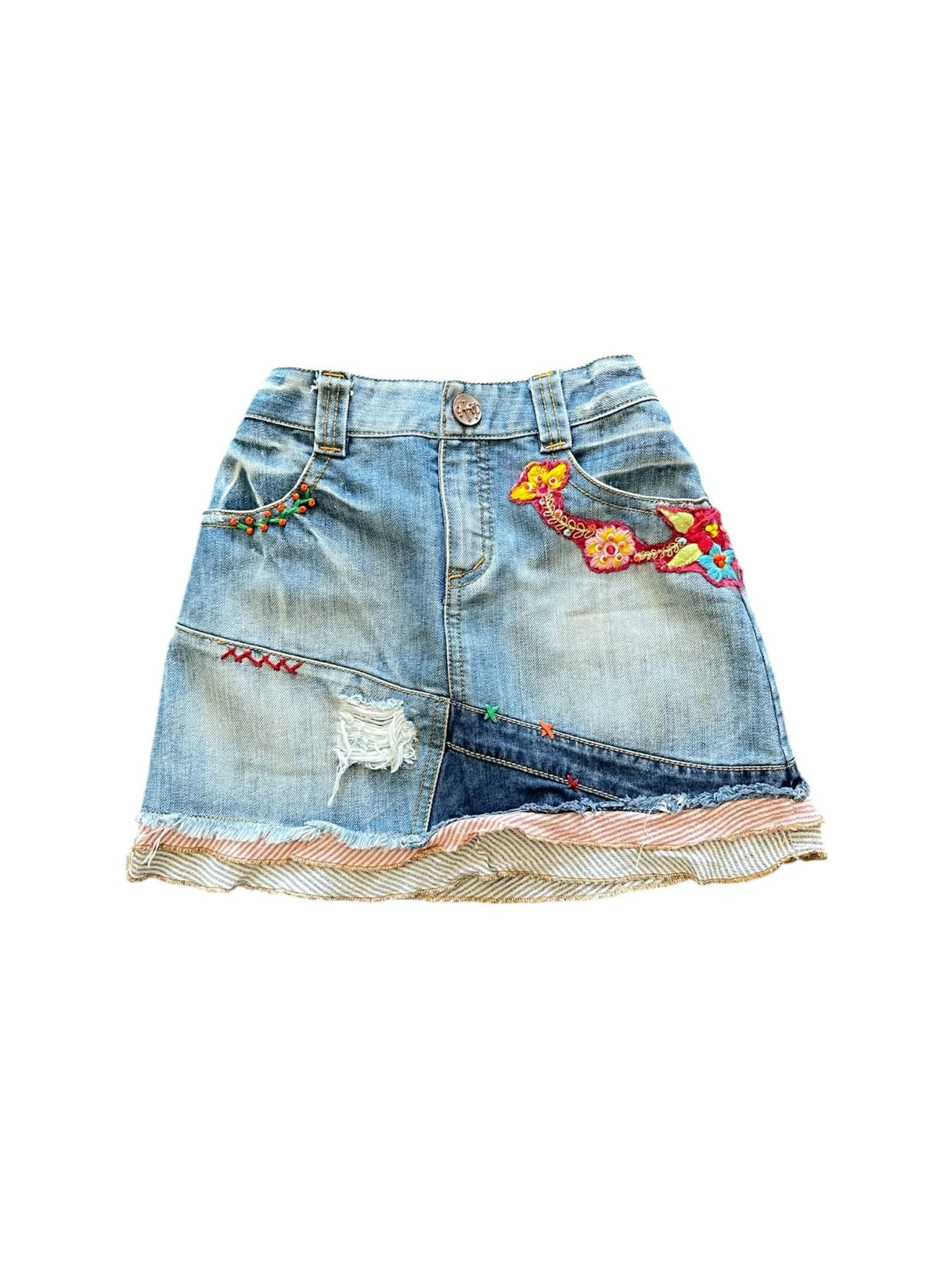 Reclaimed Denim Skirt