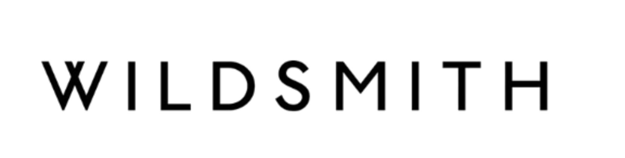 The word 'WILDSMITH SKIN' in black font on a white background