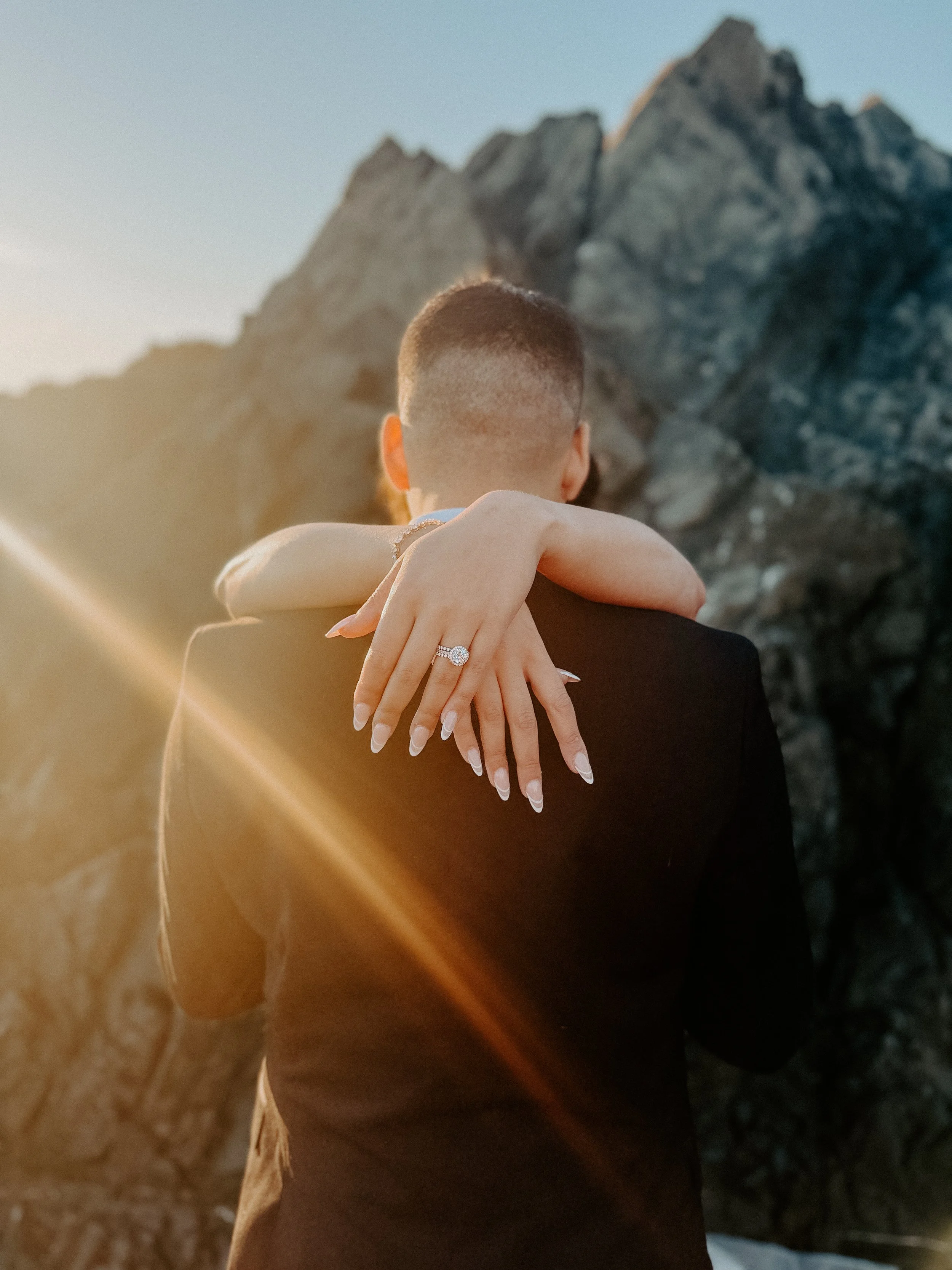 redwoods elopement on the beach