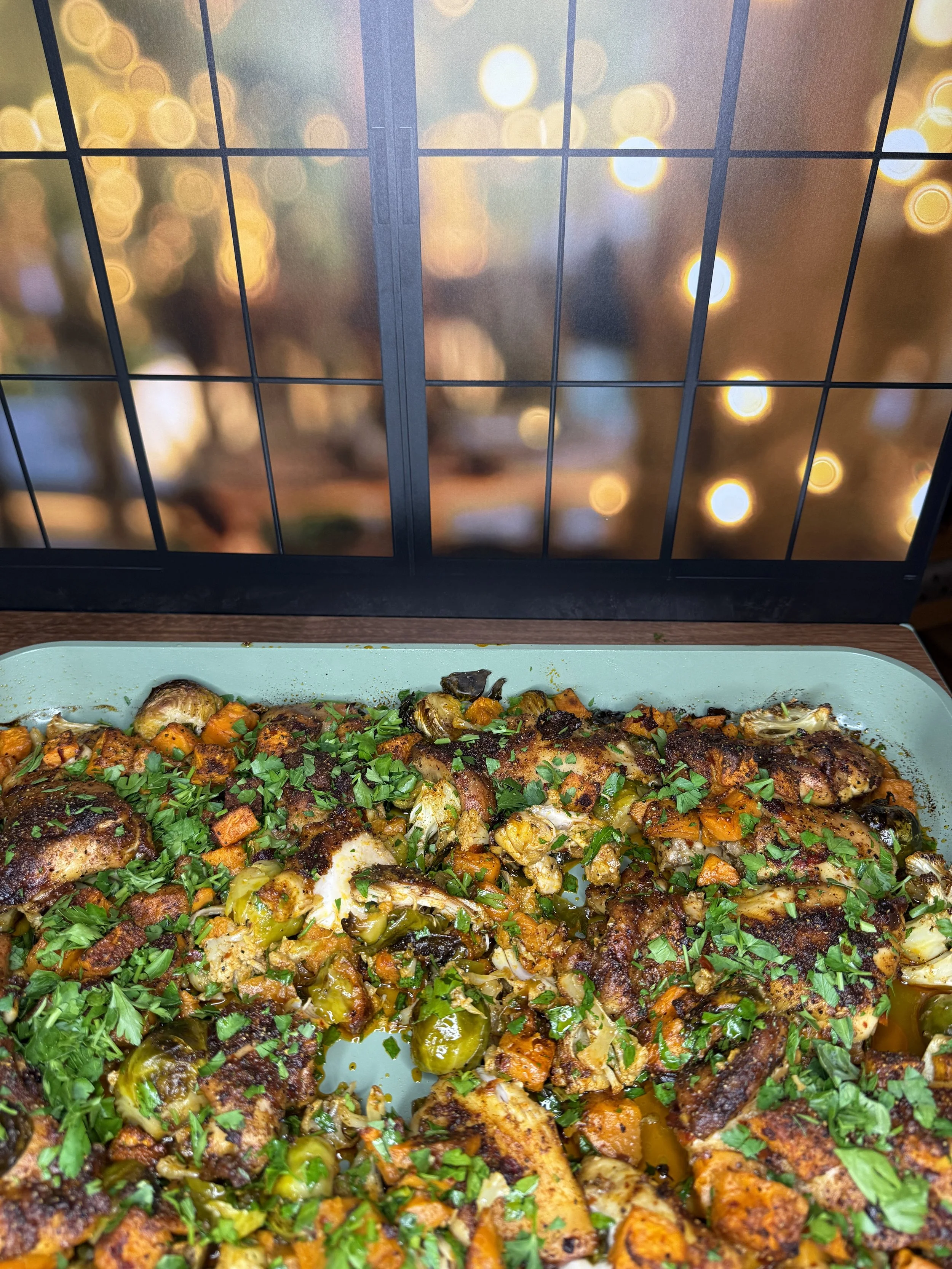 Sheet Pan Harissa Chicken