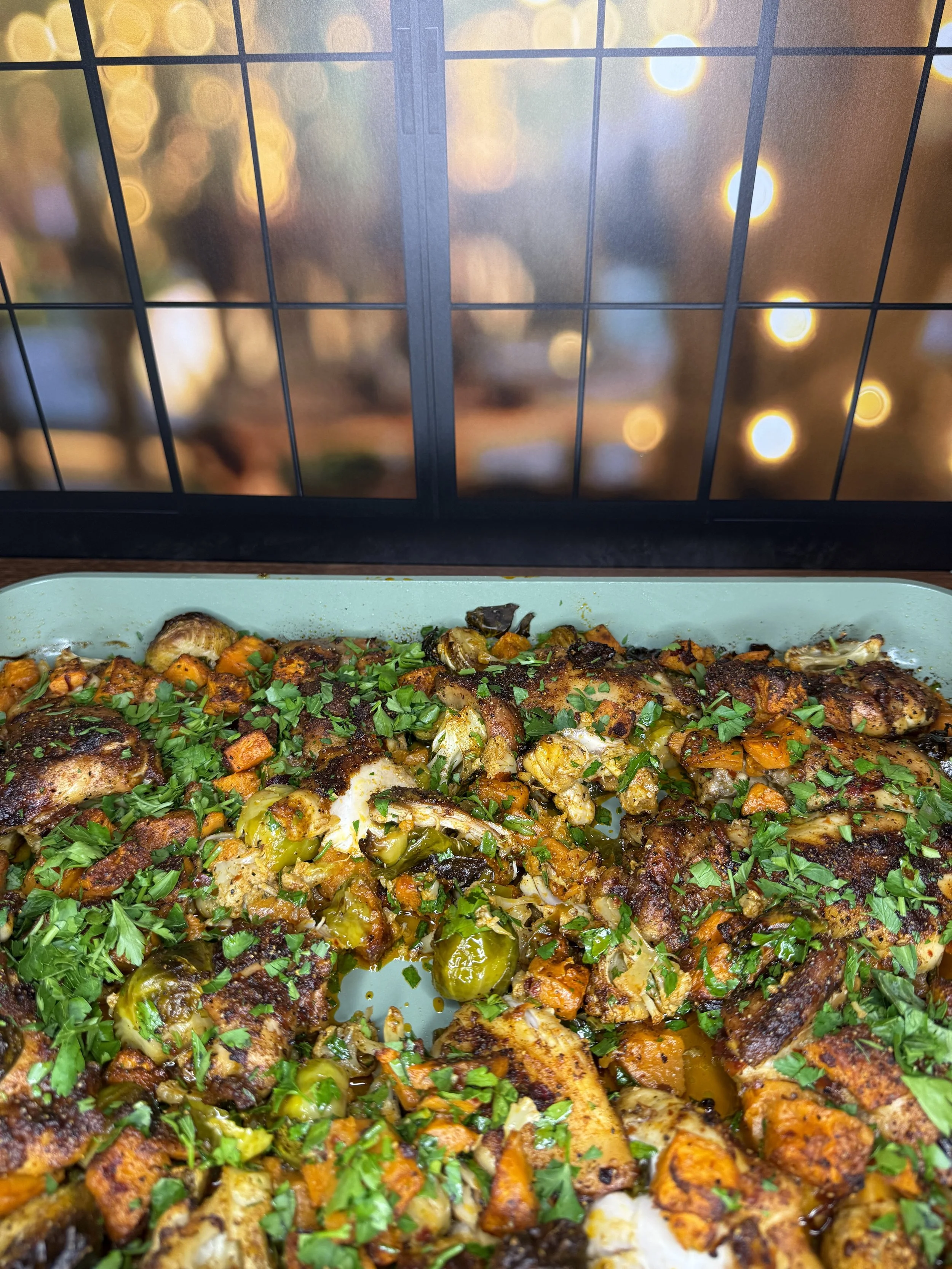 Sheet Pan Harissa Chicken
