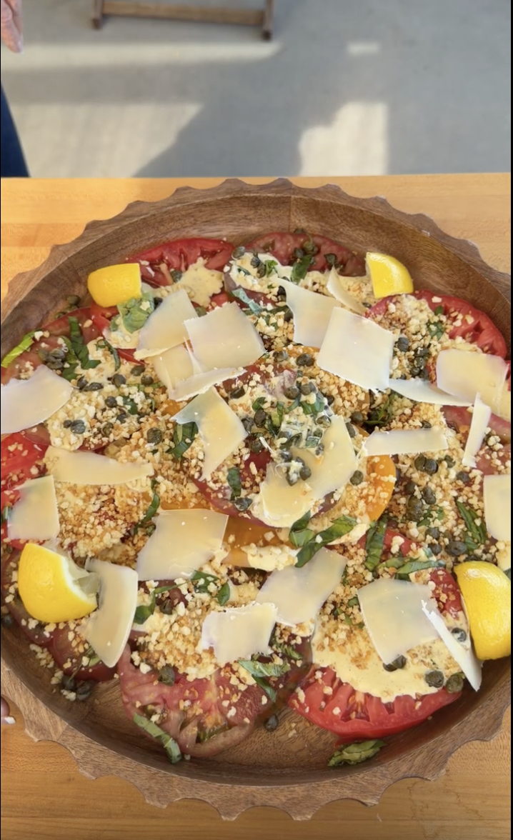 Ceasar-Style Tomato Salad