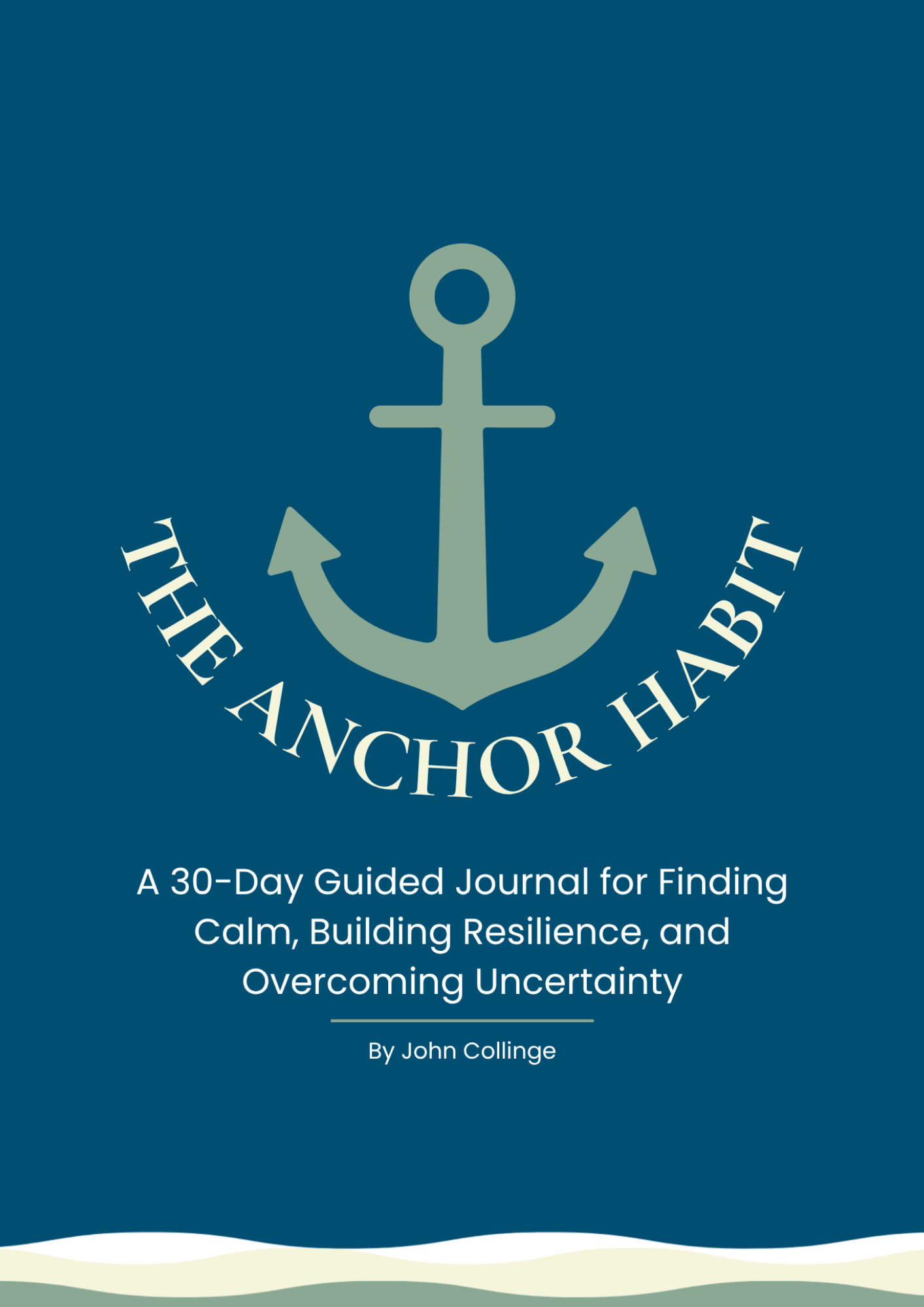 image of the anchor habit journal front cover.