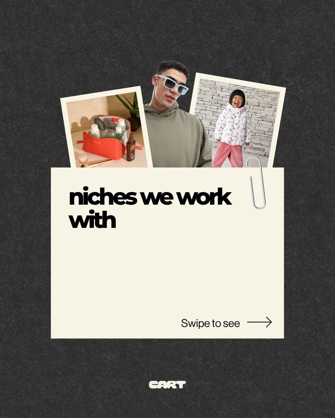 Whatever your product, whatever your brand, chances are we&rsquo;ve shot something like it ✨ 

Fashion, kids, beauty, accessories, homeware, food&amp; drink, activewear, wellness - we&rsquo;ve worked across them all and we know what good looks like i